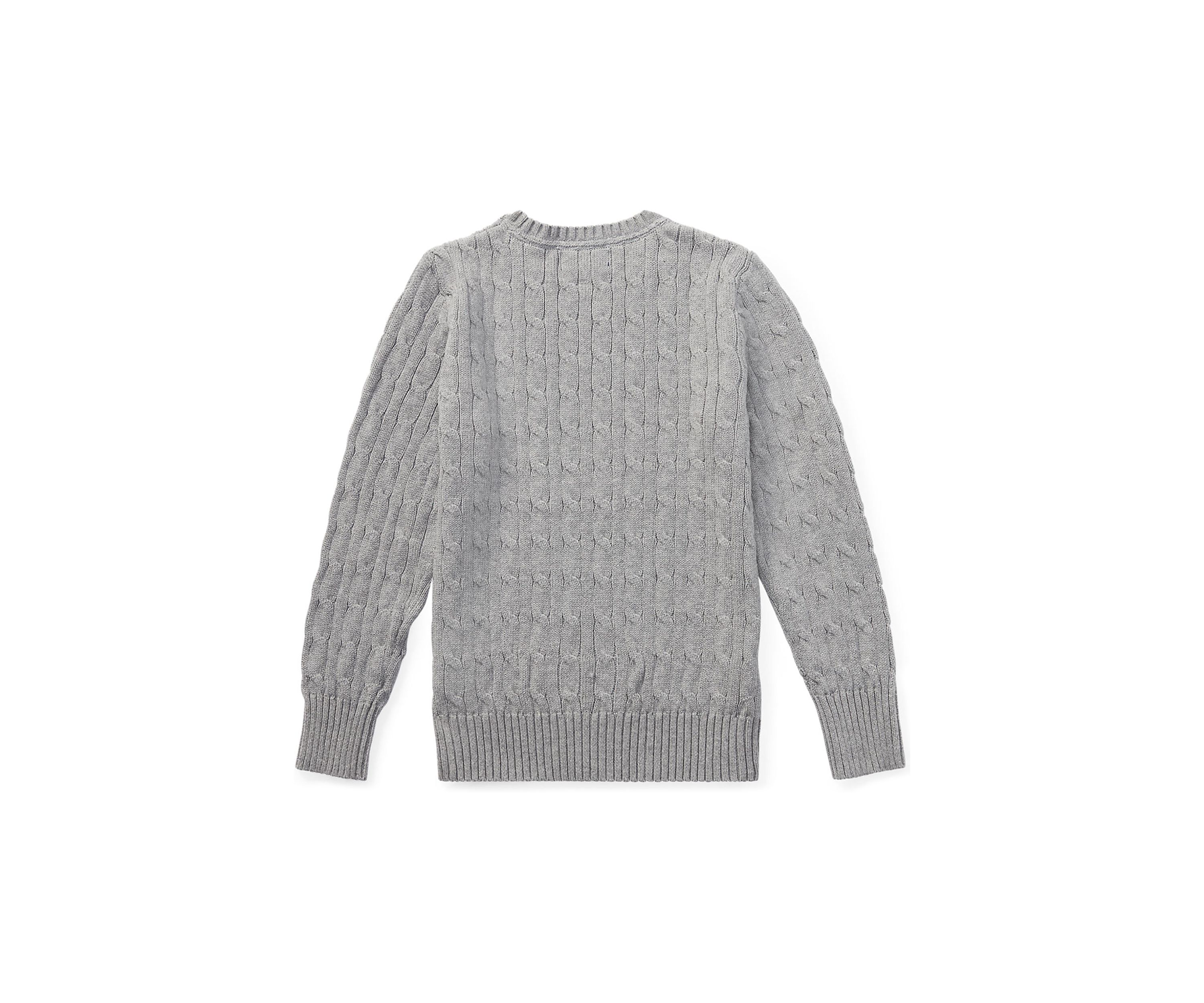 Boys 8-20 Cable Knit Cotton Sweater