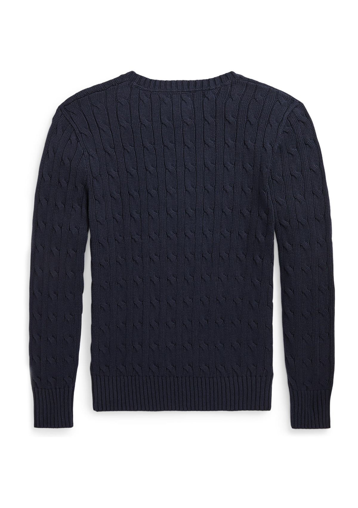 Boys 8-20 Cable Knit Cotton Sweater
