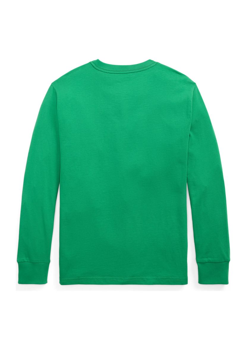 Boys 8-20 Cotton Jersey Long Sleeve T-Shirt