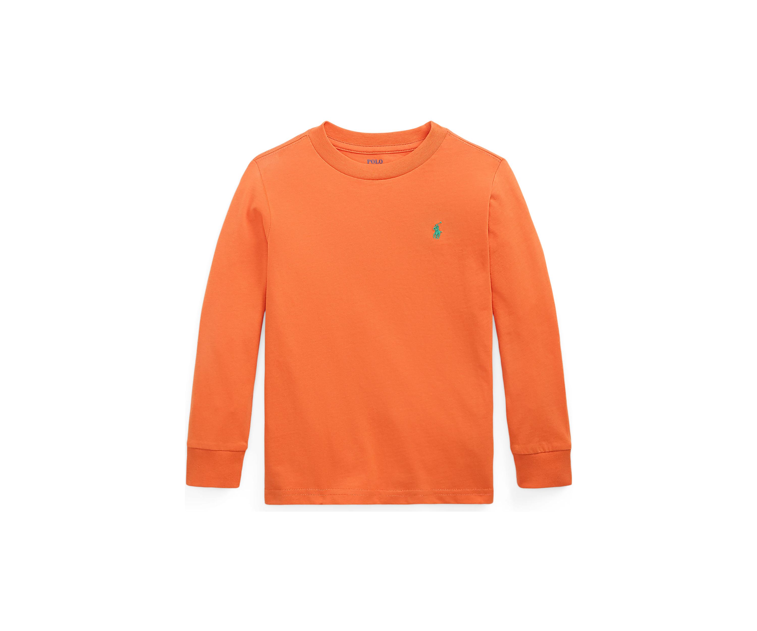 Boys 2-7 Cotton Jersey Long Sleeve T-Shirt