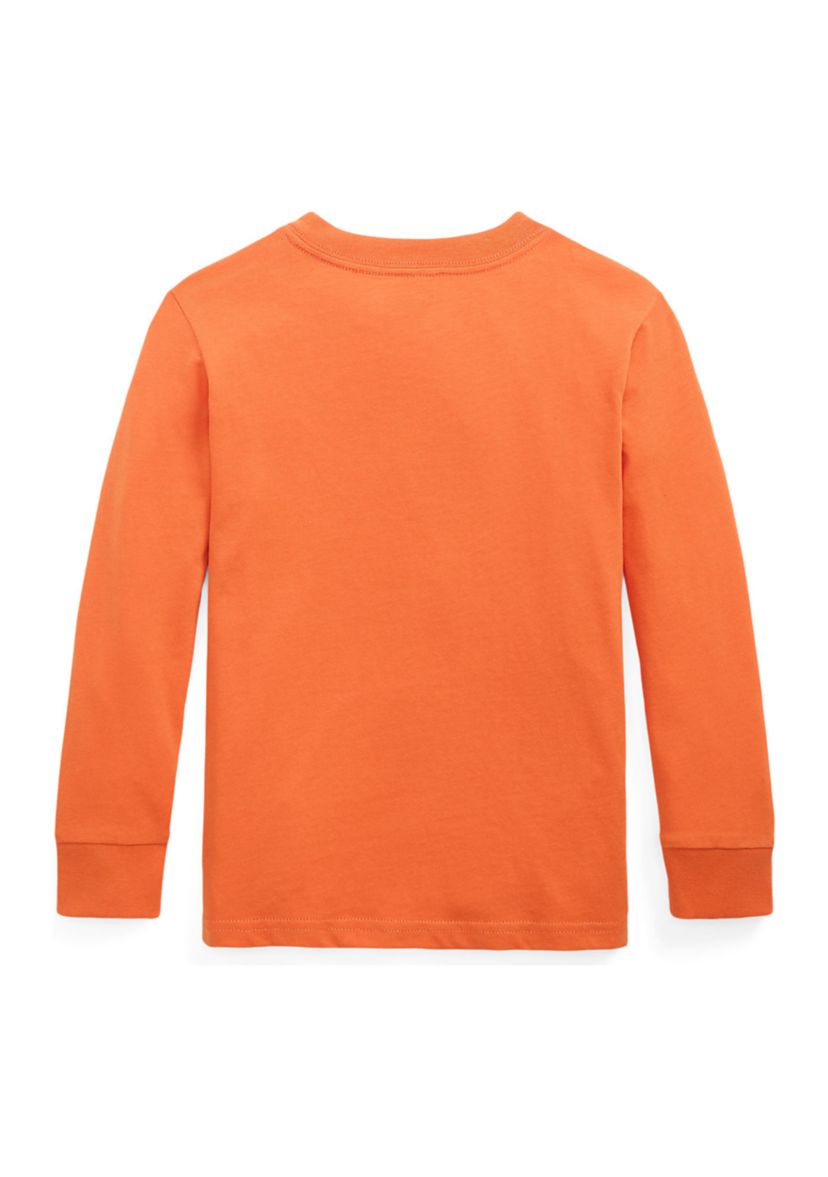 Boys 2-7 Cotton Jersey Long Sleeve T-Shirt