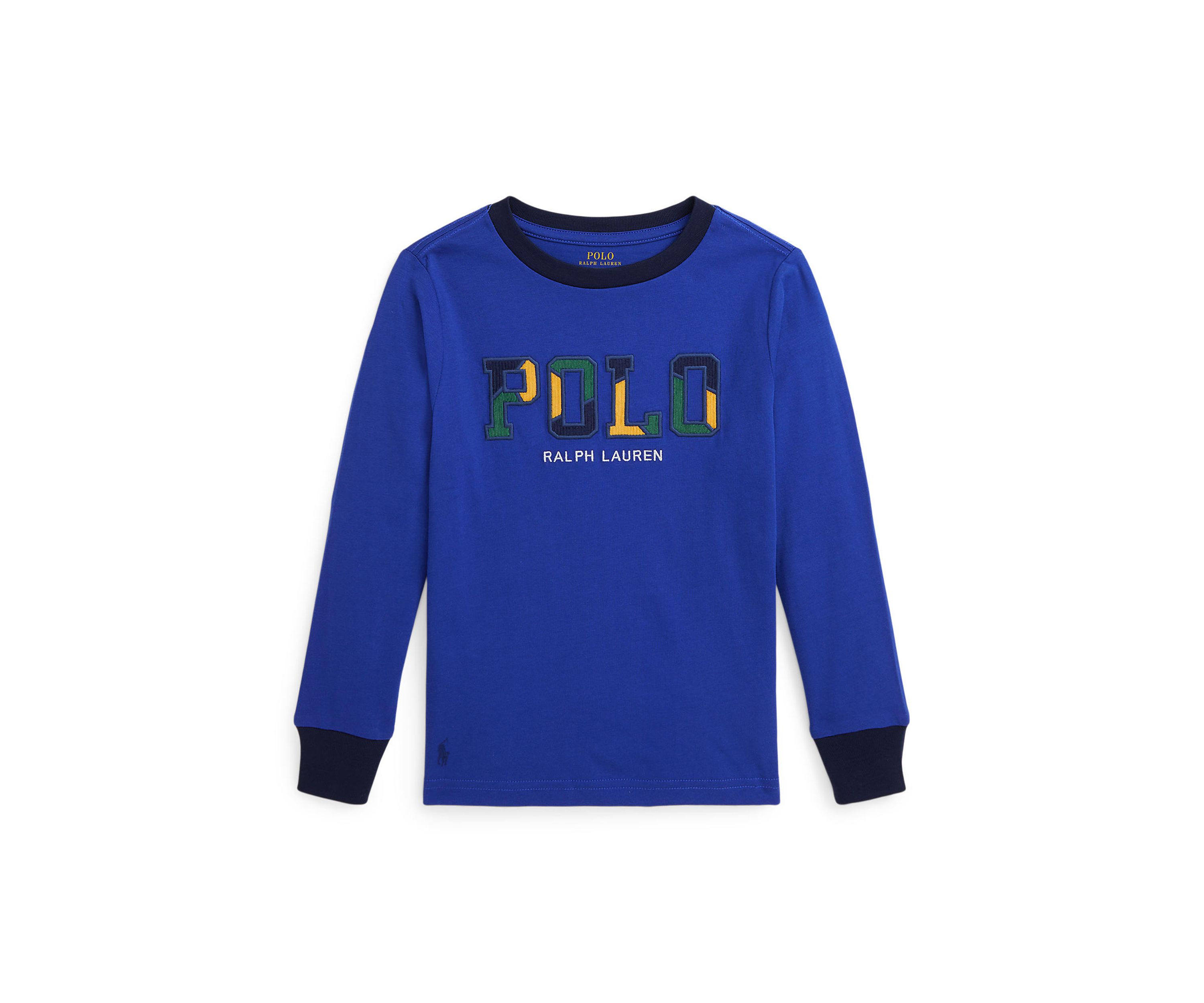 Boys 2-7 Corduroy Logo Cotton Long Sleeve T-Shirt