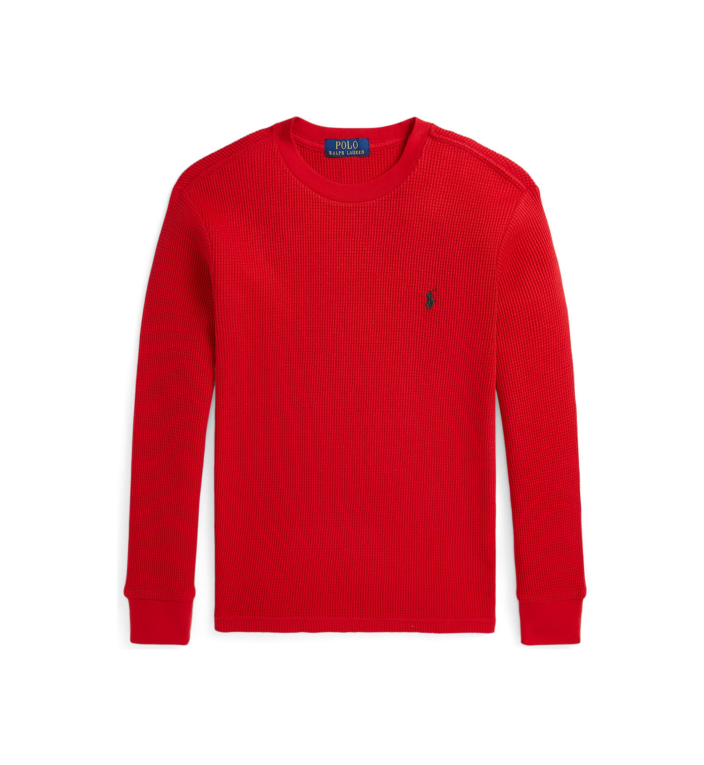 Boys 4-7 Waffle Knit Cotton Long Sleeve T-Shirt