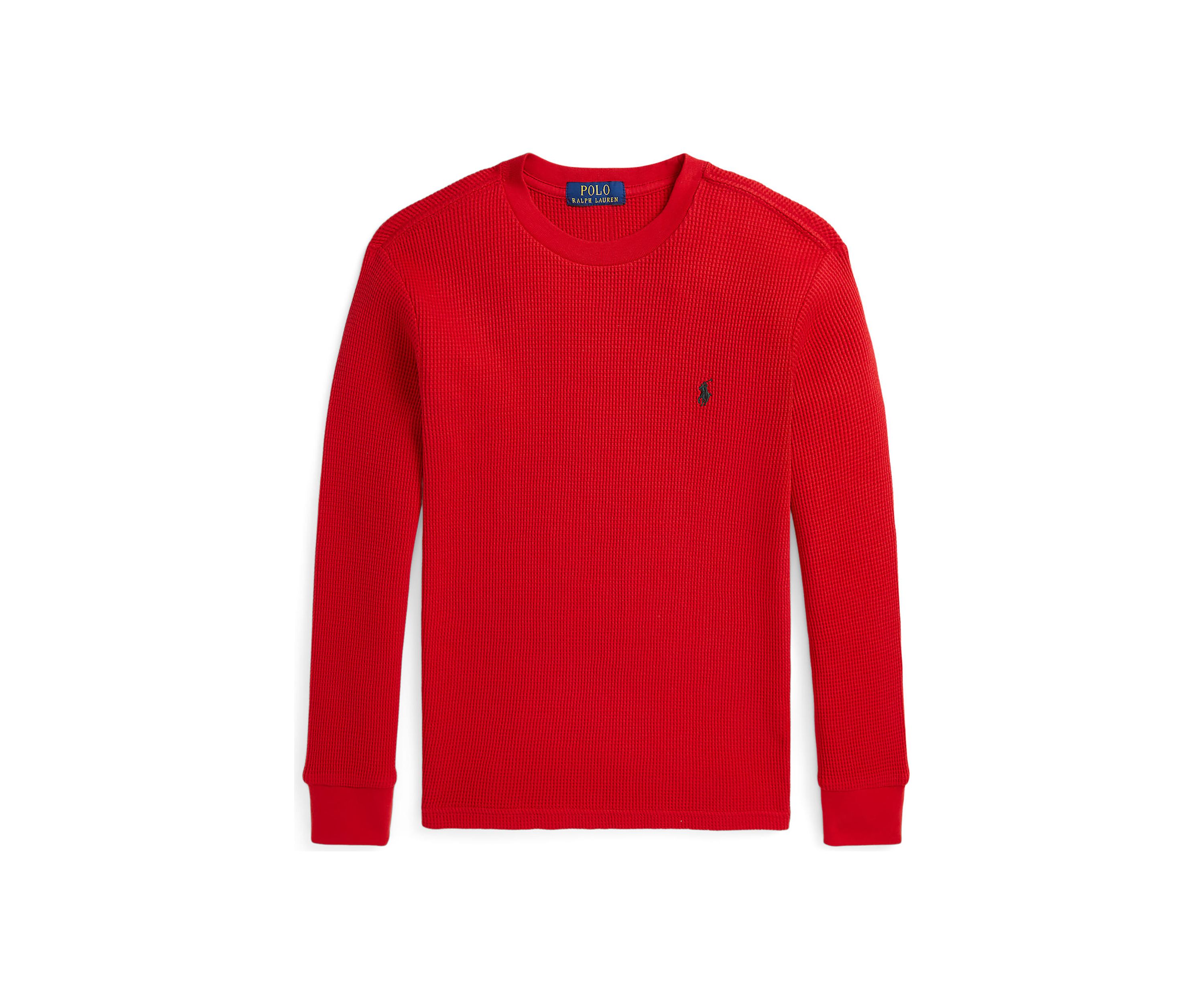 Boys 4-7 Waffle Knit Cotton Long Sleeve T-Shirt