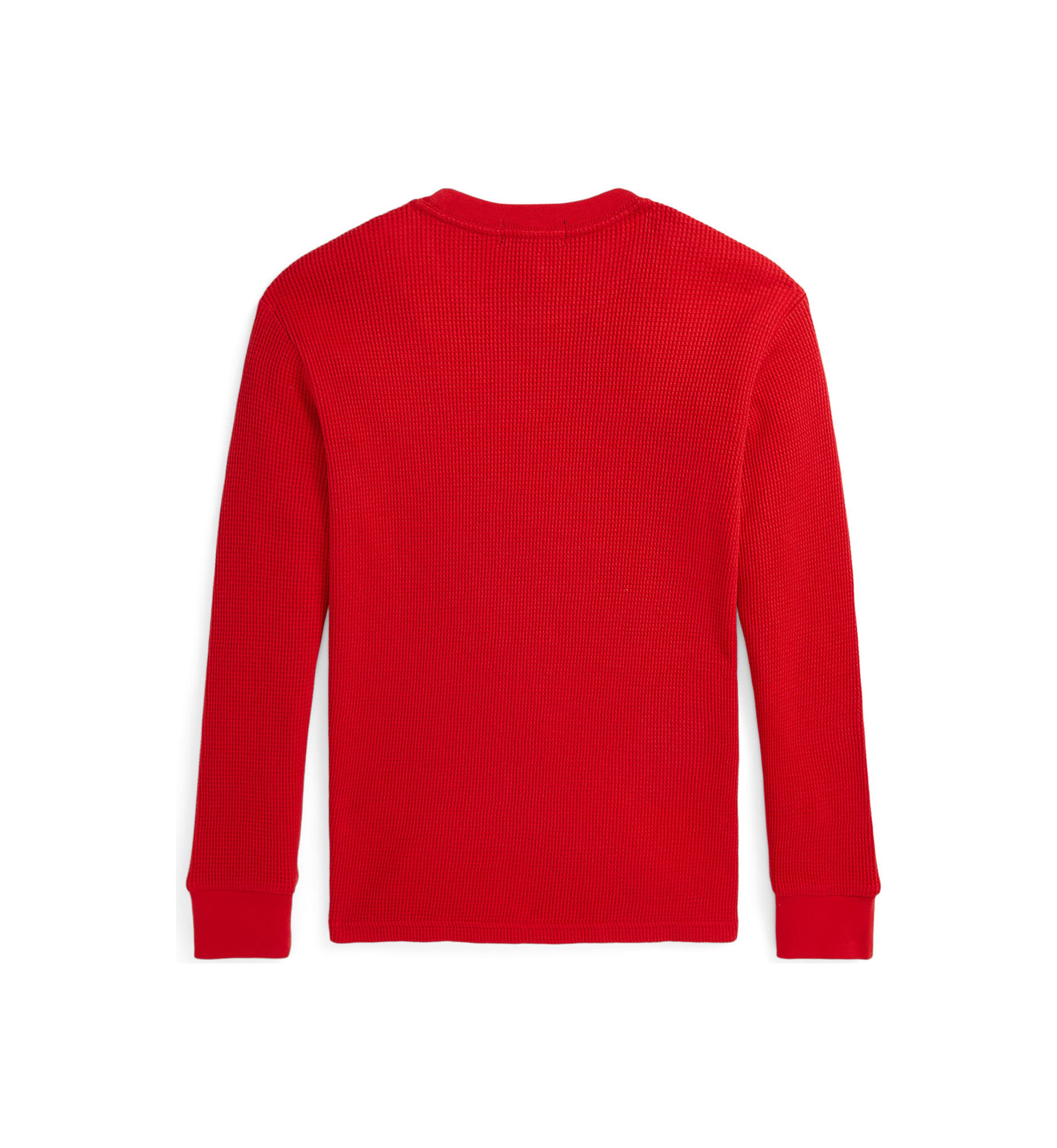 Boys 4-7 Waffle Knit Cotton Long Sleeve T-Shirt