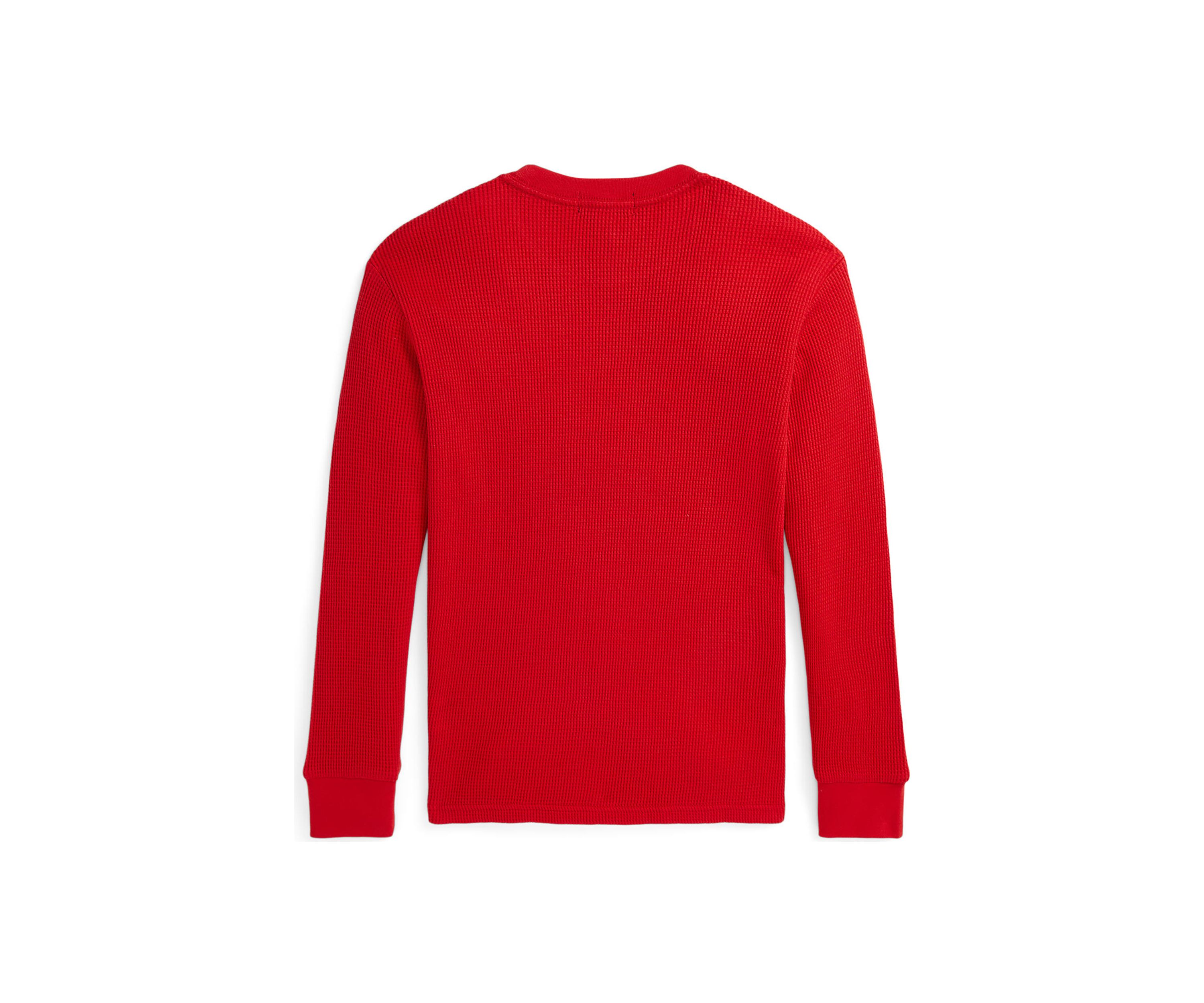 Boys 4-7 Waffle Knit Cotton Long Sleeve T-Shirt