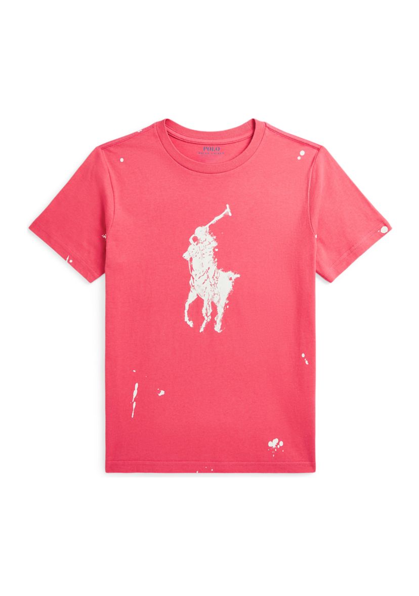 Boys 8-20 Big Pony Paint Splatter Printed Cotton T-Shirt
