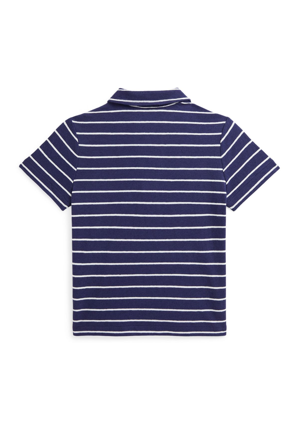 Boys 2-7 Striped Cotton-Linen Polo Shirt