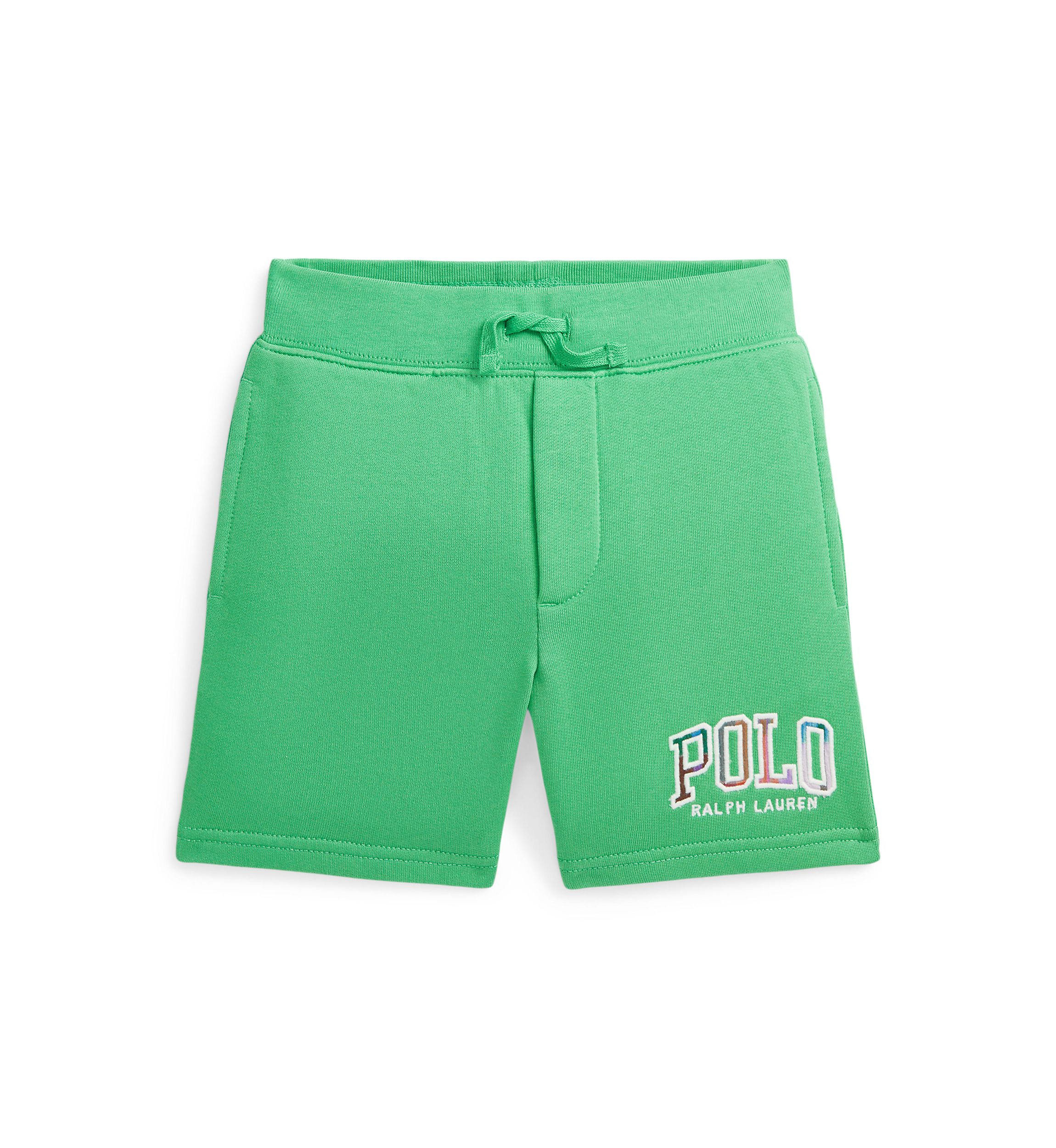 Boys 2-7 Madras Logo Fleece Shorts