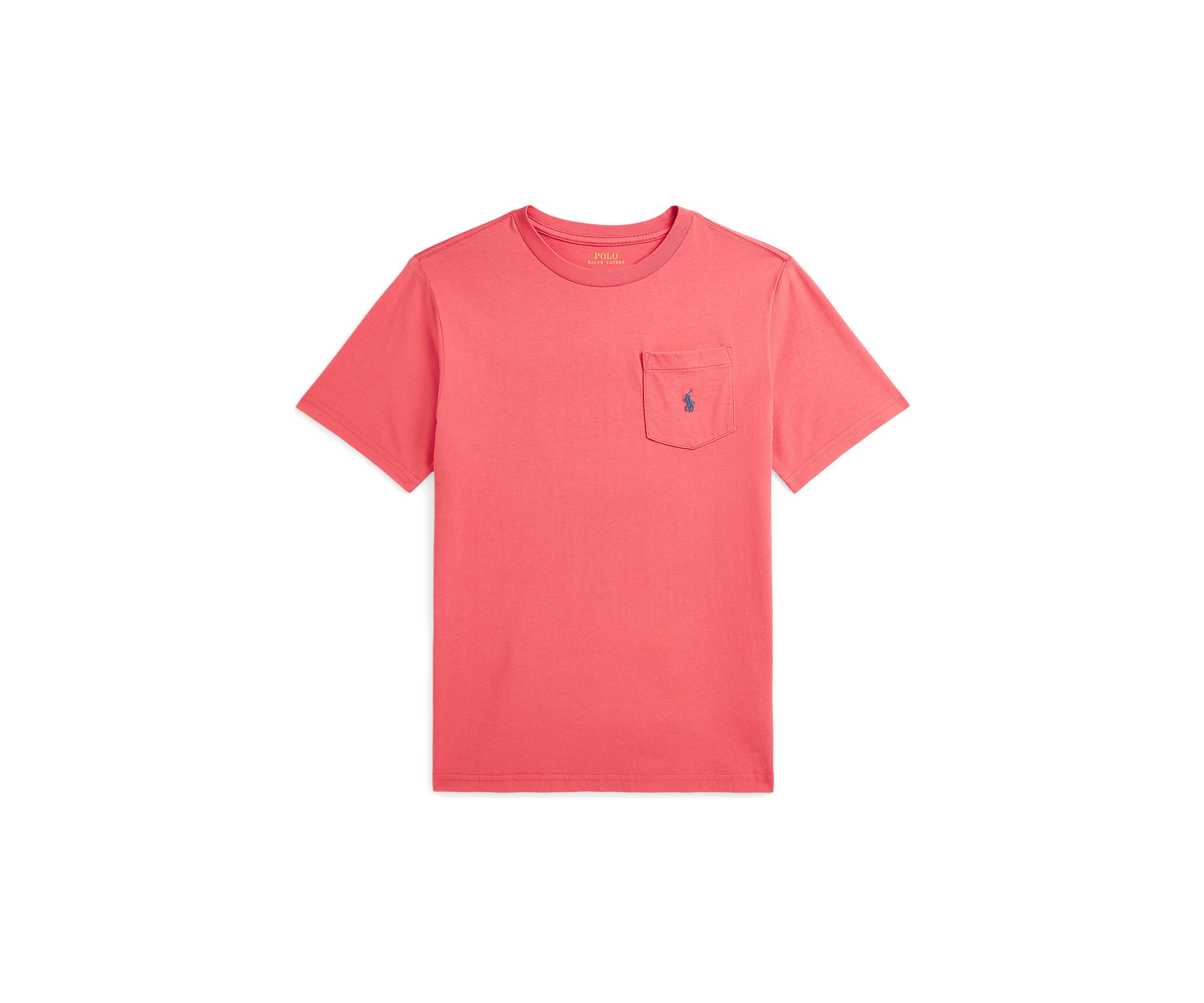 Boys 8-20 Cotton Jersey Pocket T-Shirt