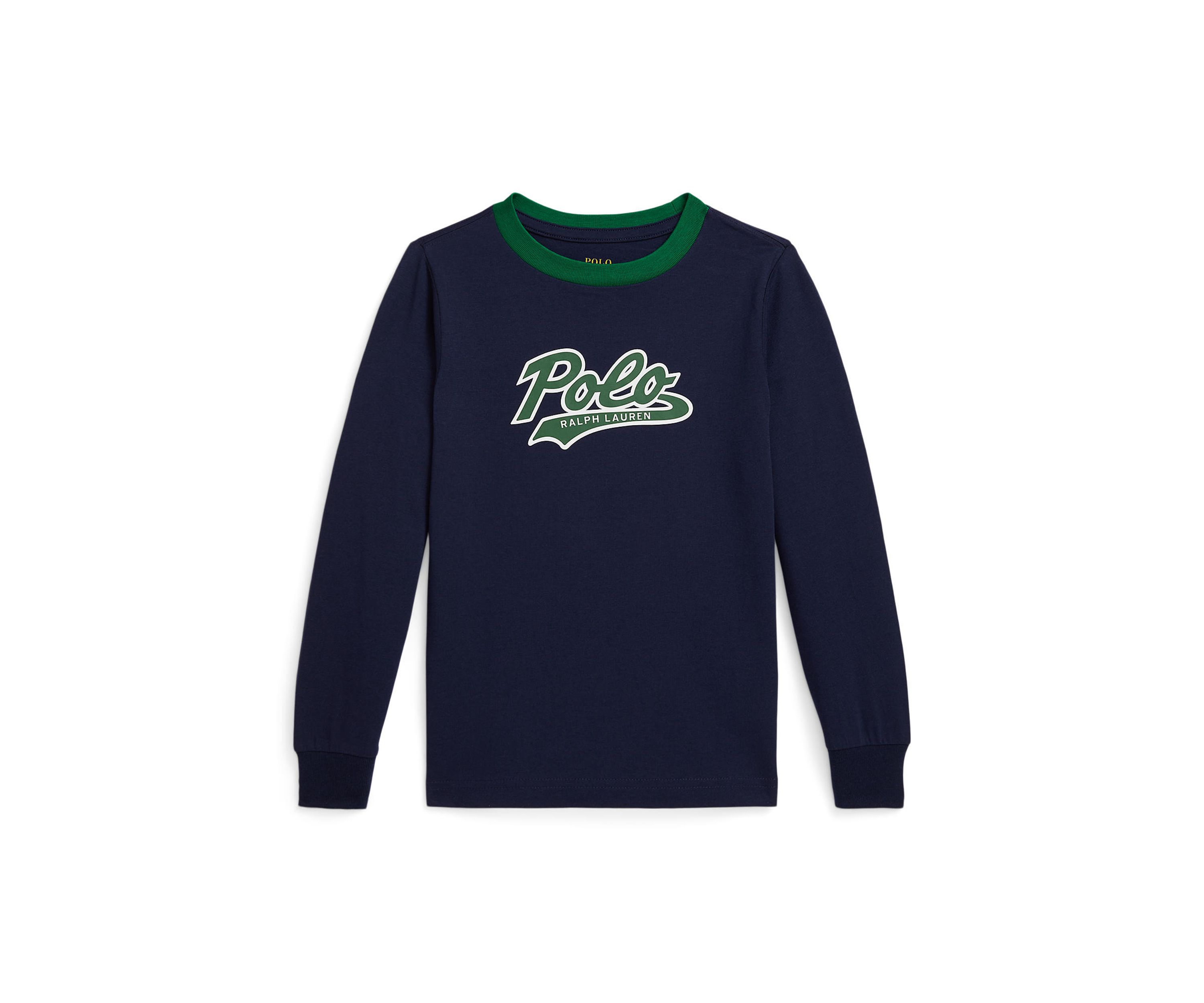 Boys 2-7 Logo Cotton Long Sleeve T-Shirt