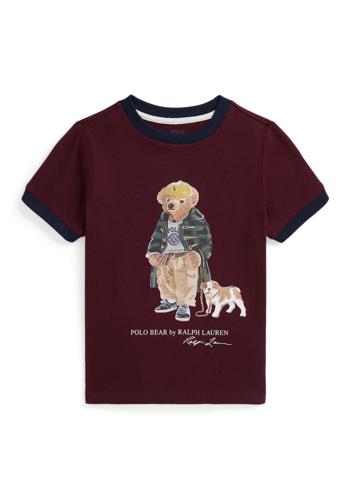 Boys 2-7 Polo Bear Cotton Ringer Tee