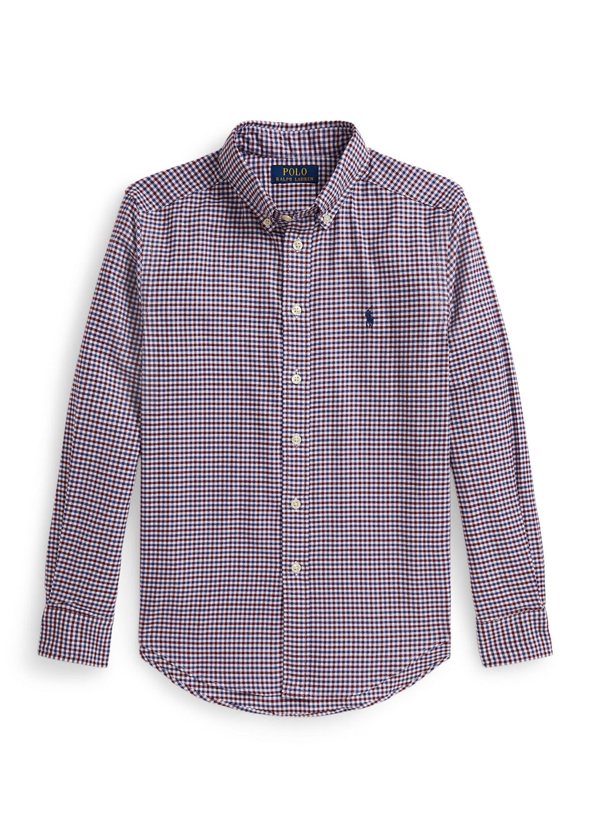Boys 8-20 Gingham Performance Canvas Shirt