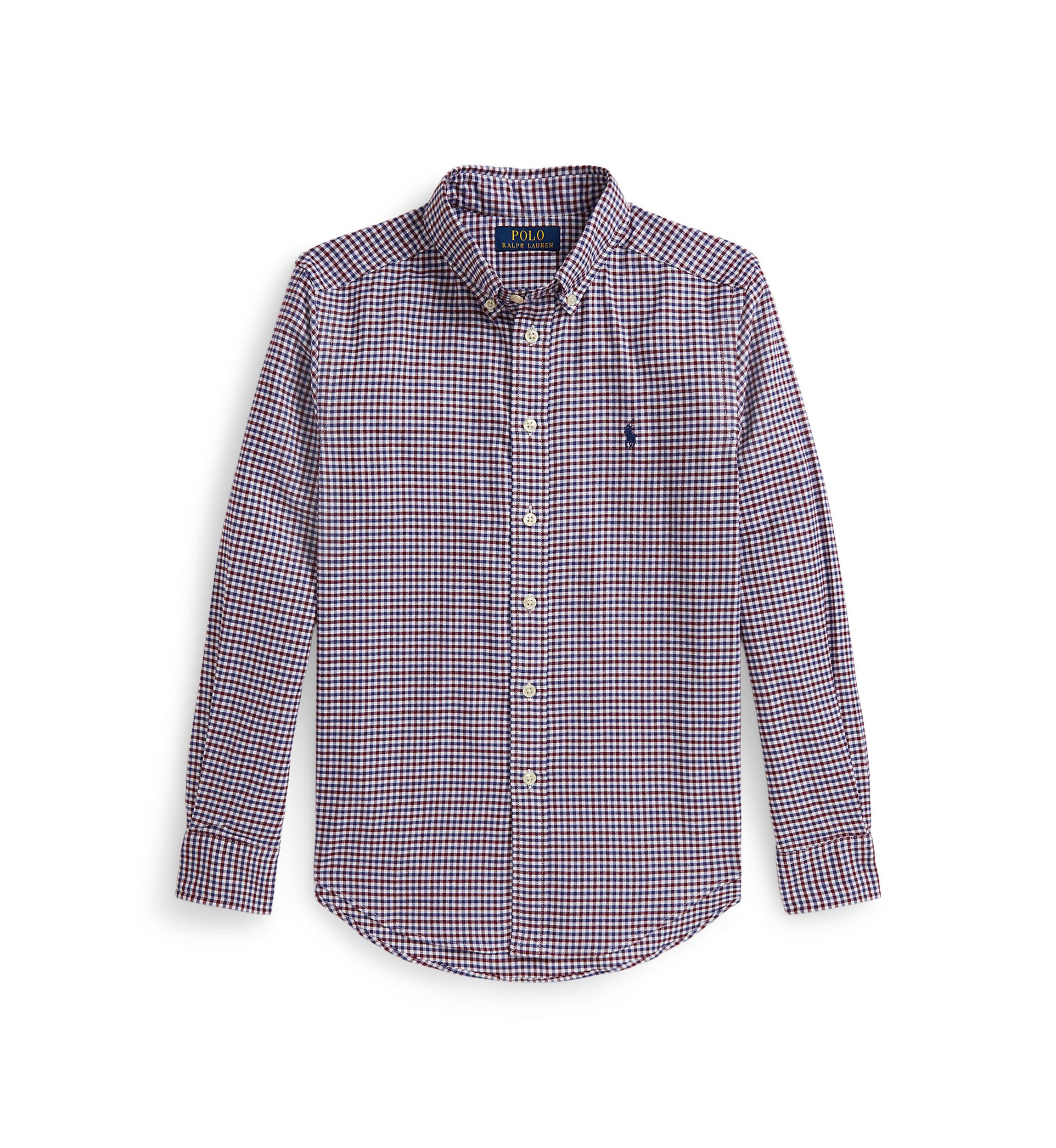 Boys 8-20 Gingham Performance Canvas Shirt