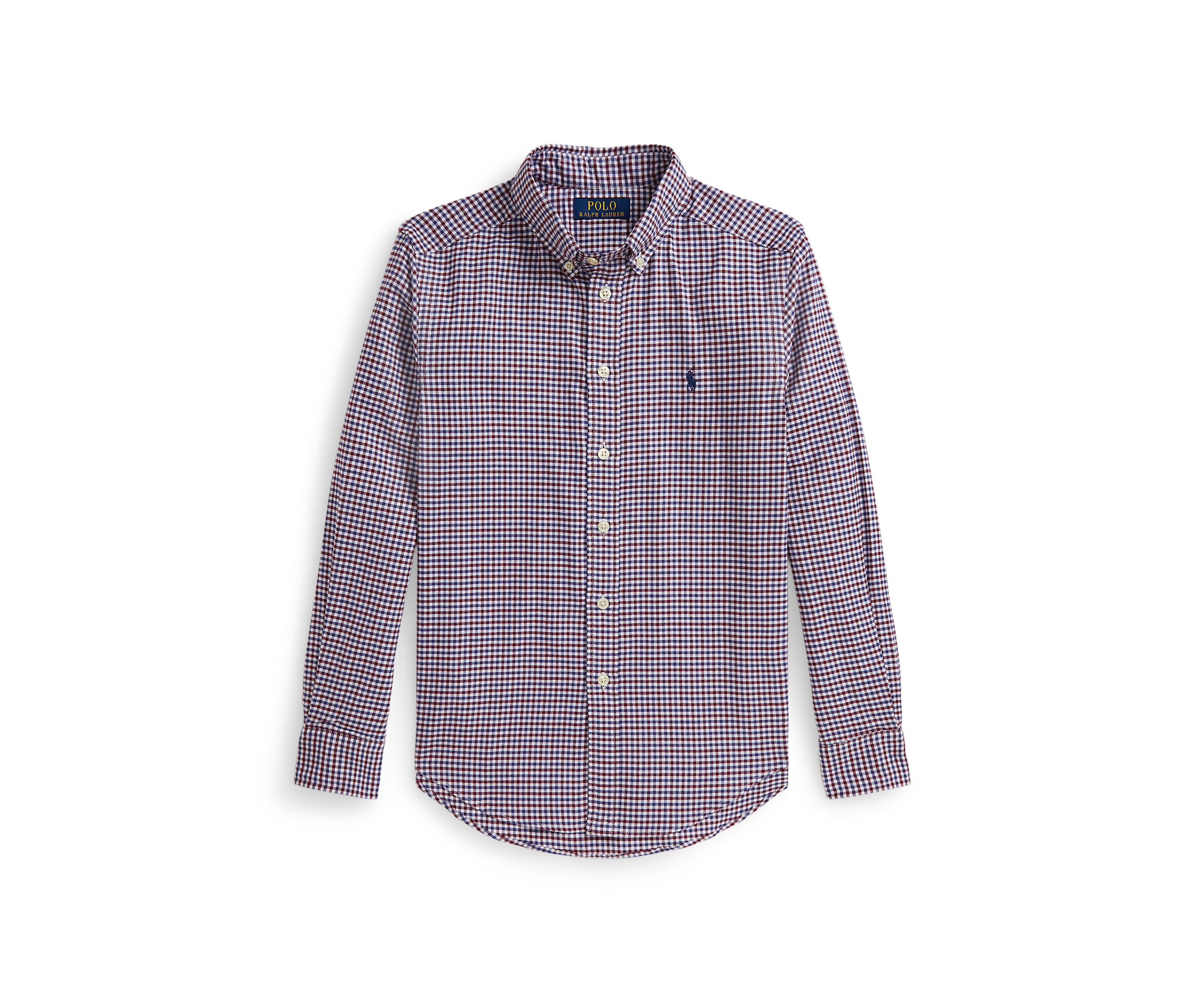 Boys 8-20 Gingham Performance Canvas Shirt