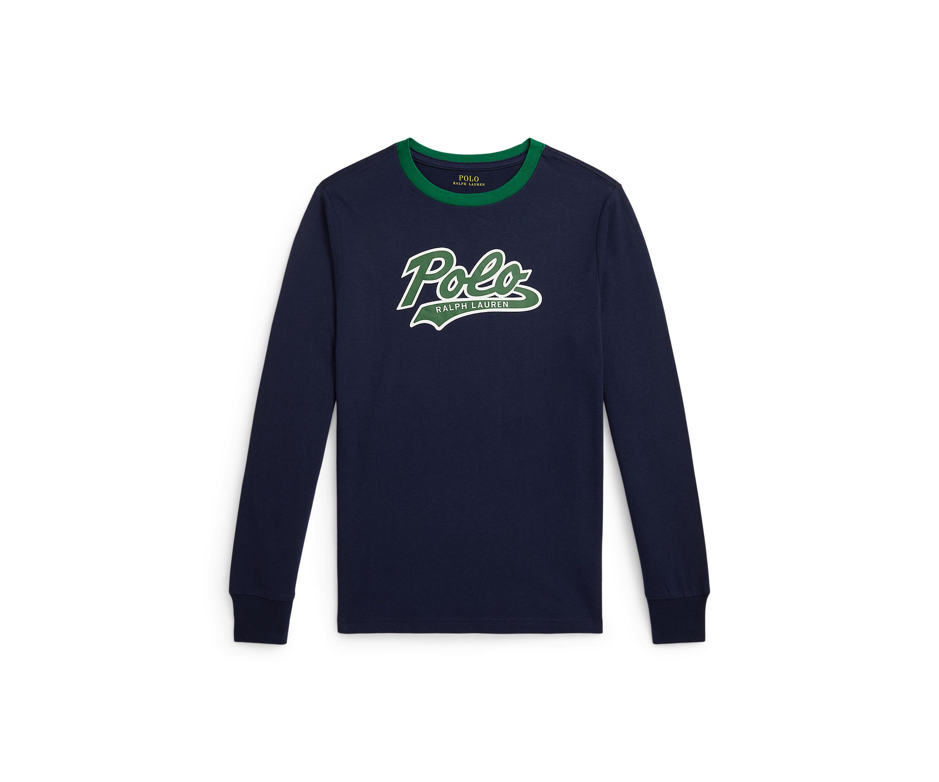 Boys 8-20 Logo Cotton Long-Sleeve Tee