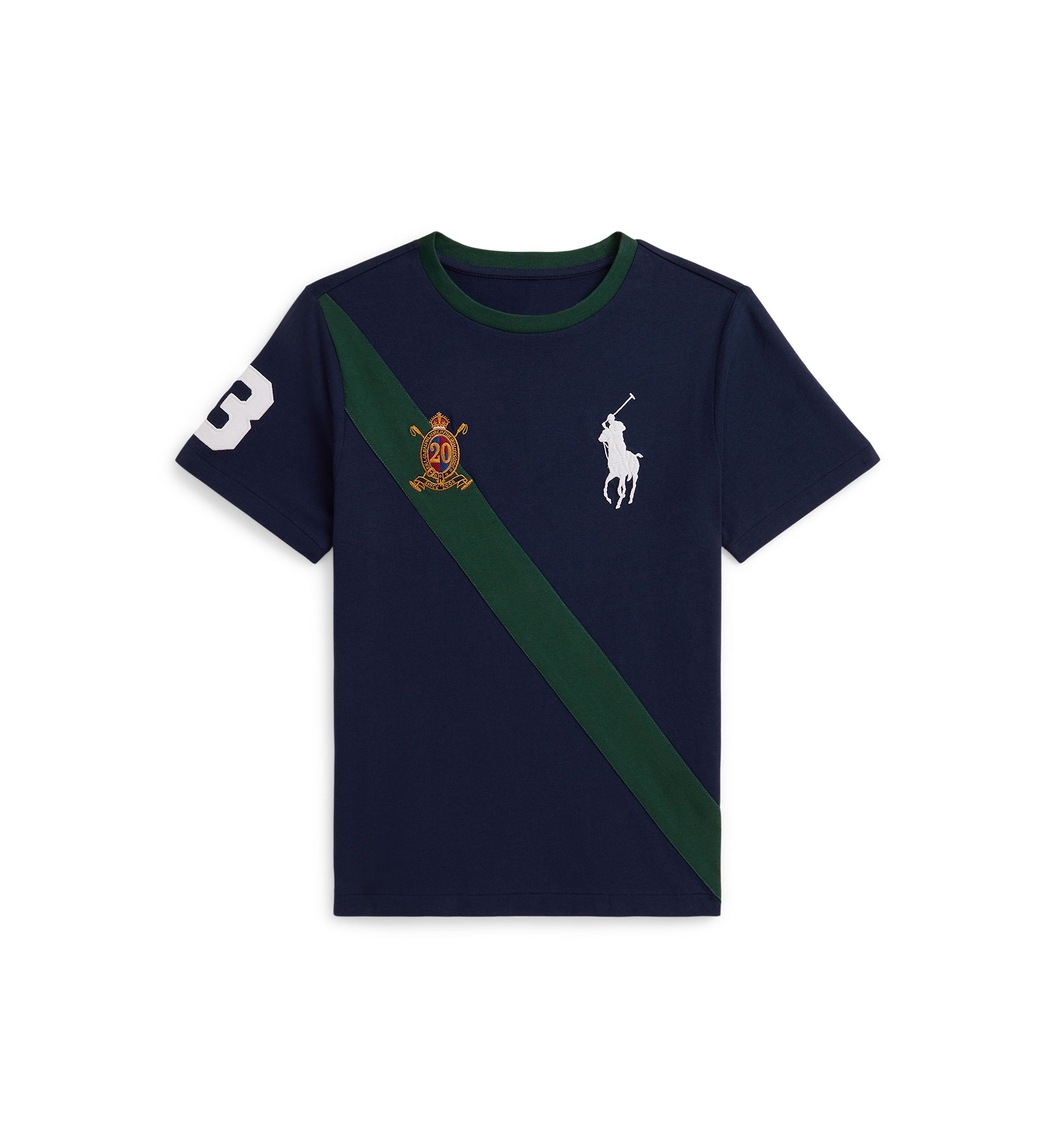 Boys 8-20 Big Pony 20th Anniversary Crest Tee