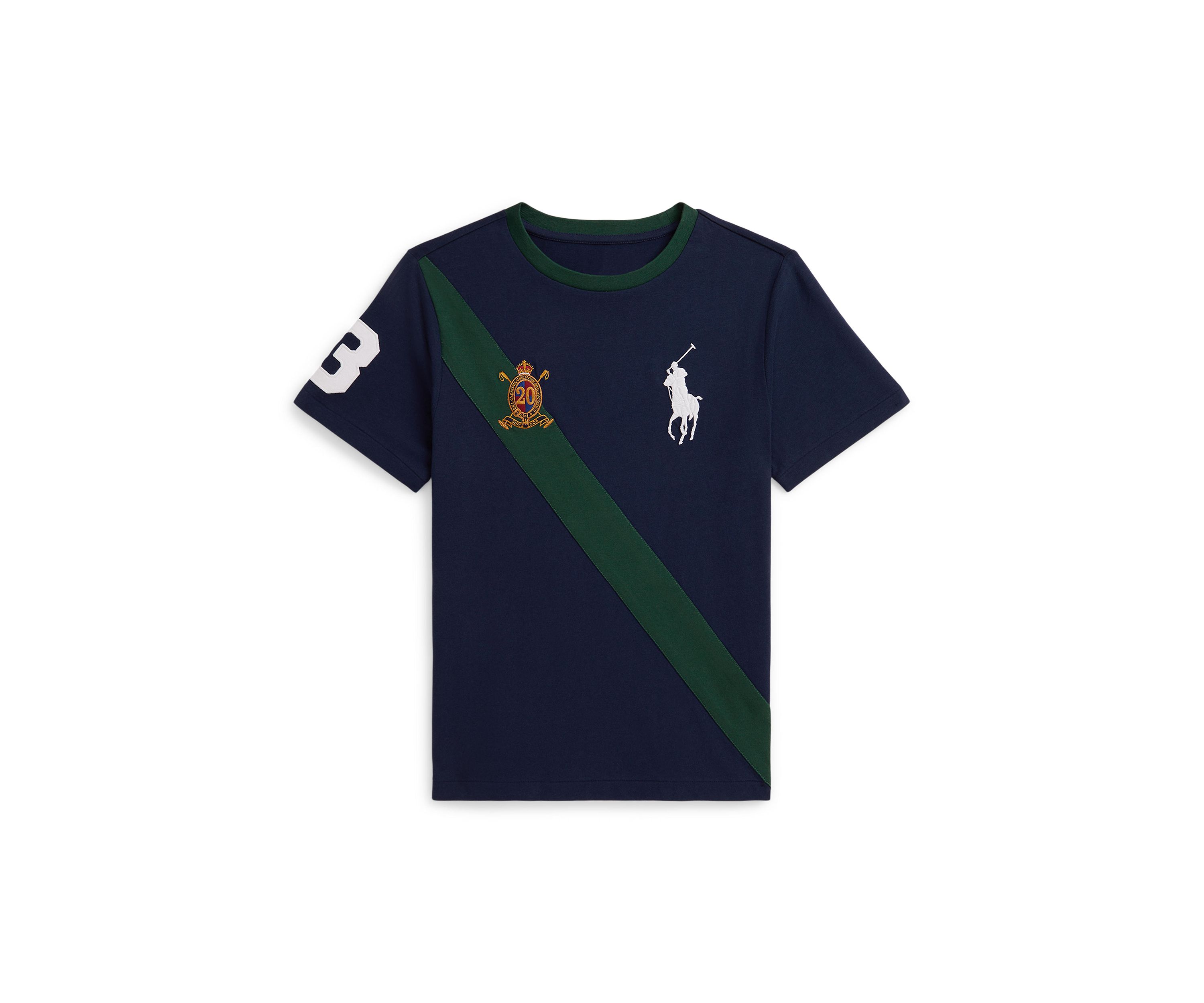 Boys 8-20 Big Pony 20th Anniversary Crest Tee