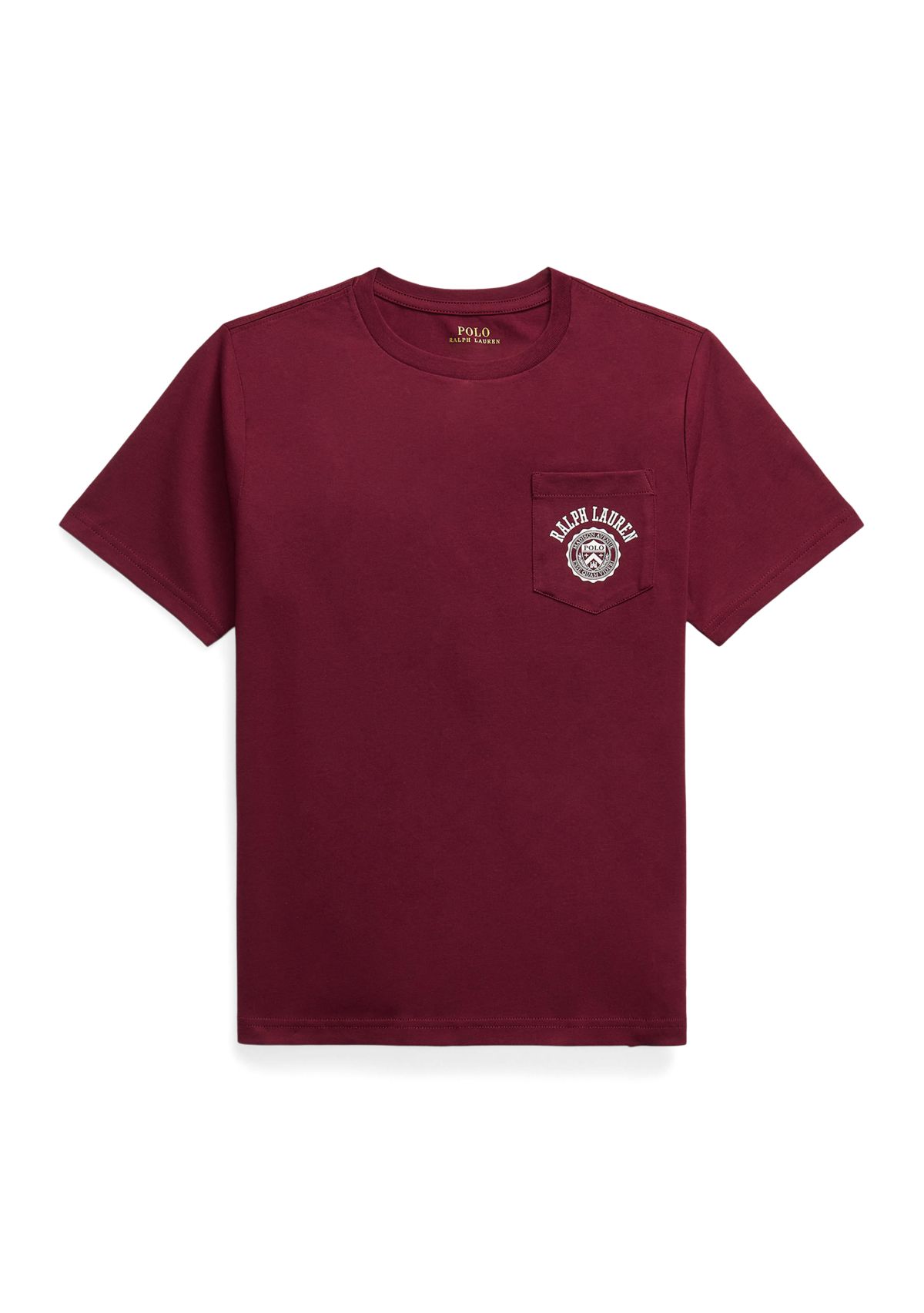 Boys 8-20 Logo Cotton Jersey Pocket Tee