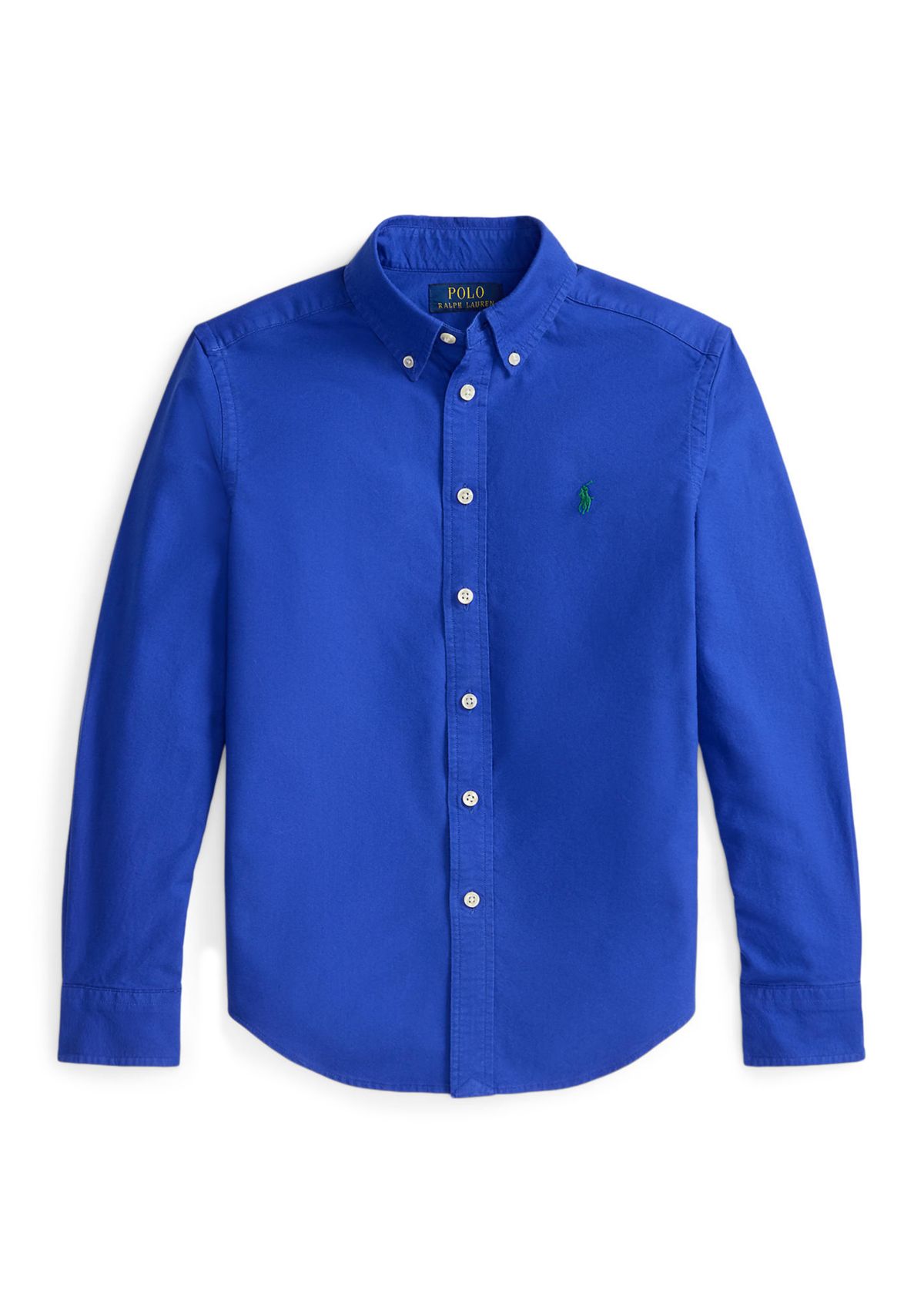 Boys 8-20 Garment-Dyed Cotton Oxford Shirt