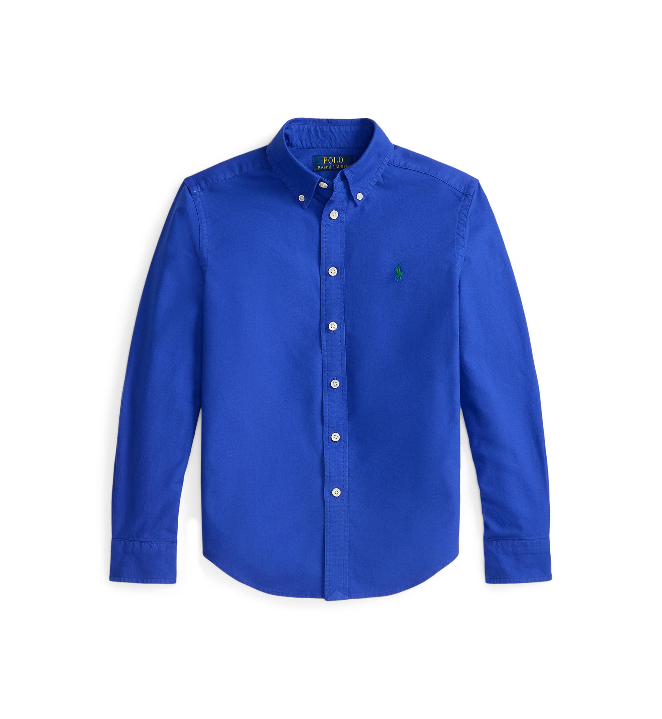 Boys 8-20 Garment-Dyed Cotton Oxford Shirt