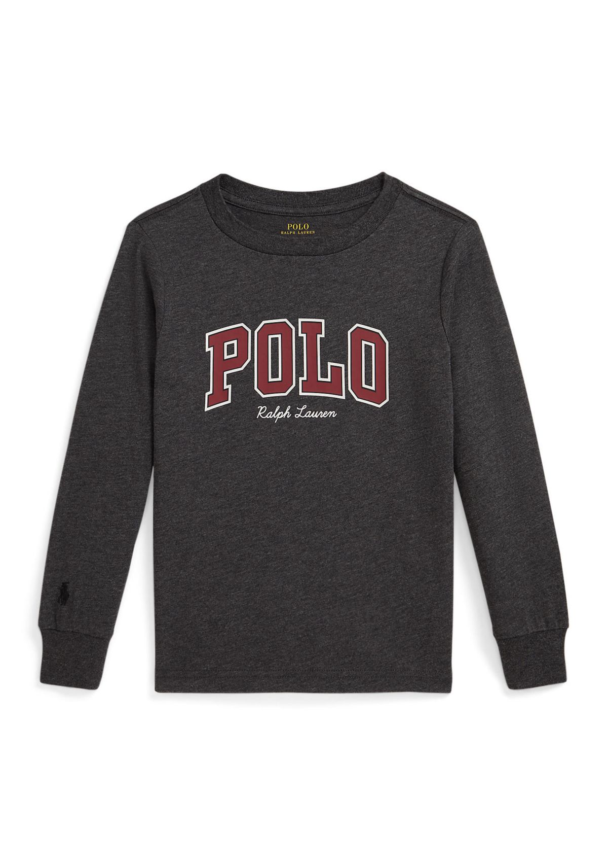 Boys 2-7 Logo Cotton Long-Sleeve T-Shirt