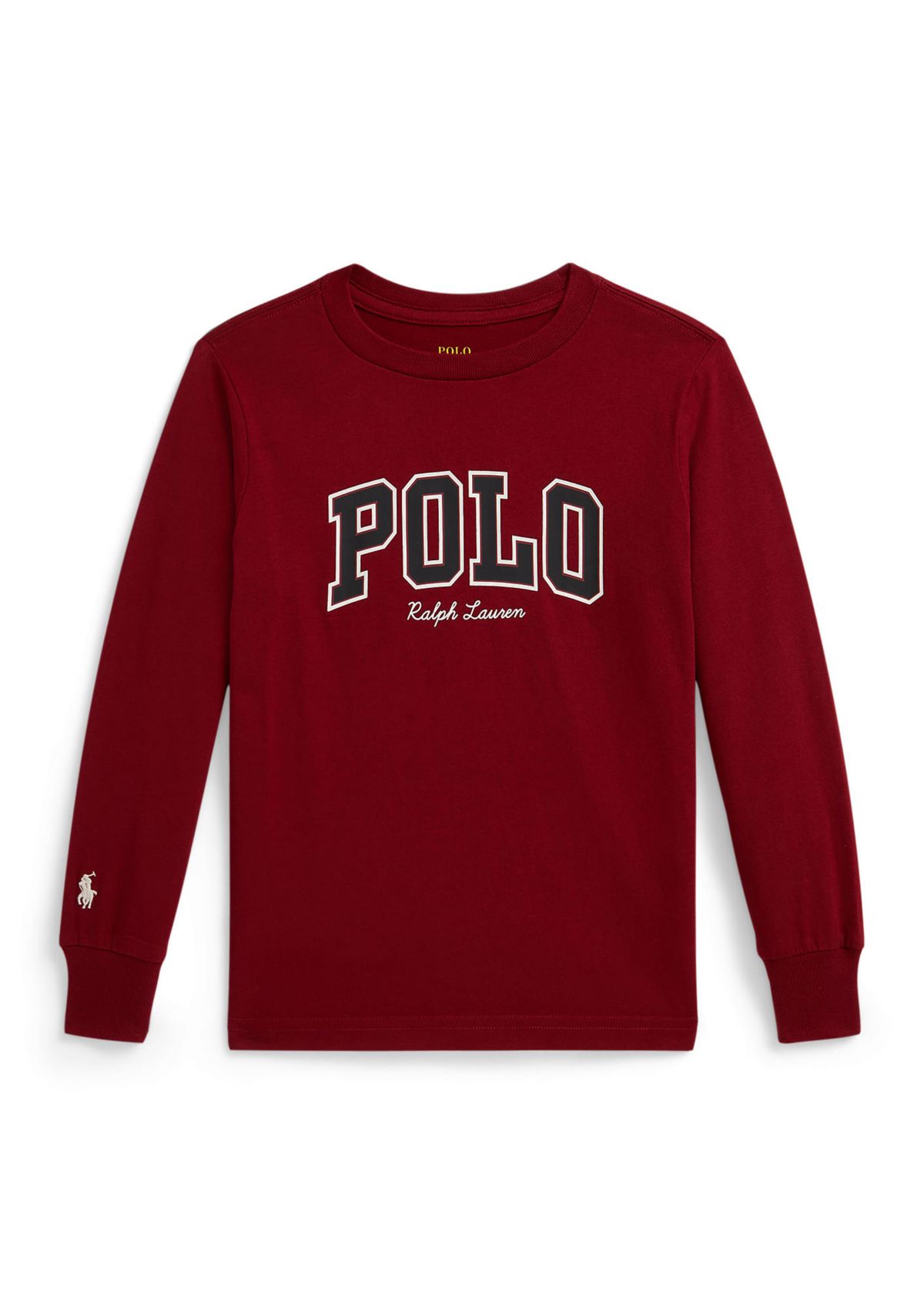 Boys 2-7 Logo Cotton Long-Sleeve T-Shirt