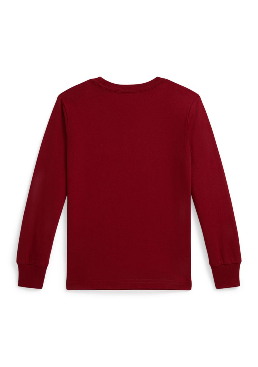 Boys 2-7 Logo Cotton Long-Sleeve T-Shirt