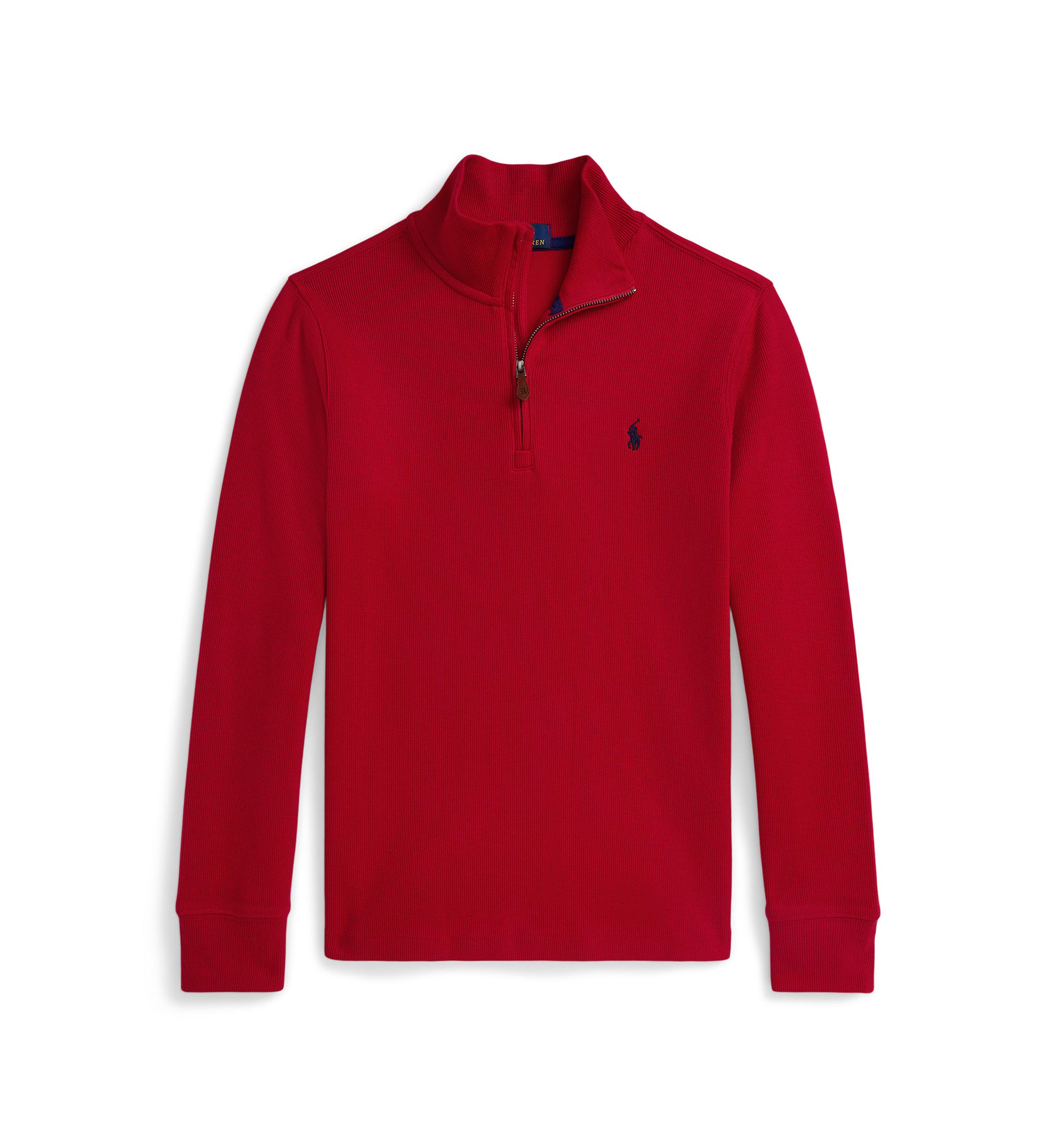 Boys 8-20 Estate-Rib Quarter-Zip Pullover