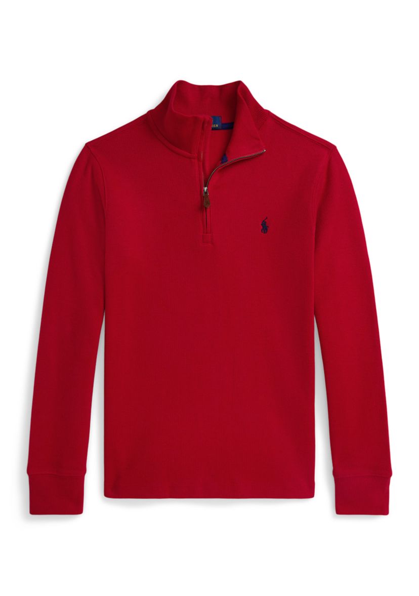 Boys 8-20 Estate-Rib Quarter-Zip Pullover