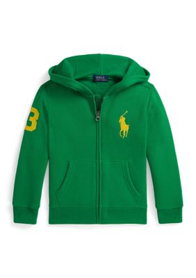 Ralph Lauren Childrenswear Boys 2-7 Big Pony Fleece Full-Zip