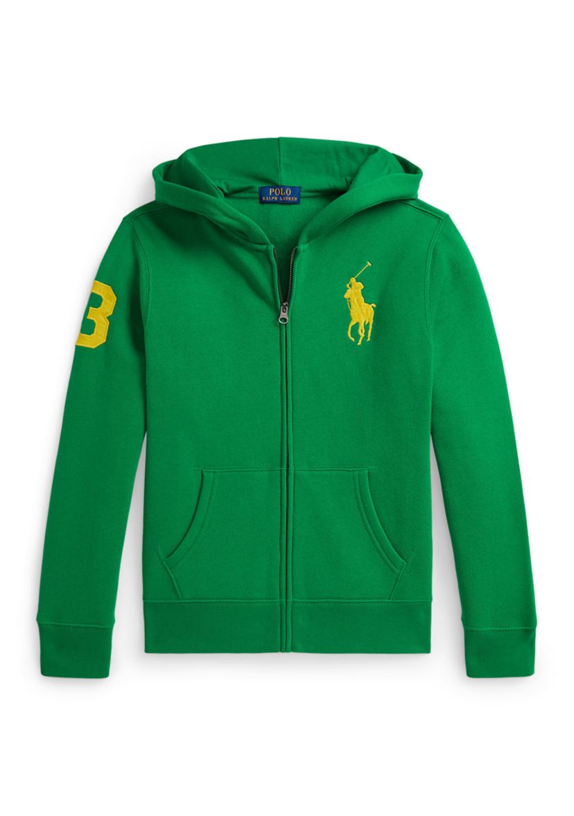 Ralph Lauren Childrenswear Boys 8-20 Big Pony Fleece Full-Zip