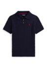 Boys 8-20 Cable-Knit Cotton Polo Sweater