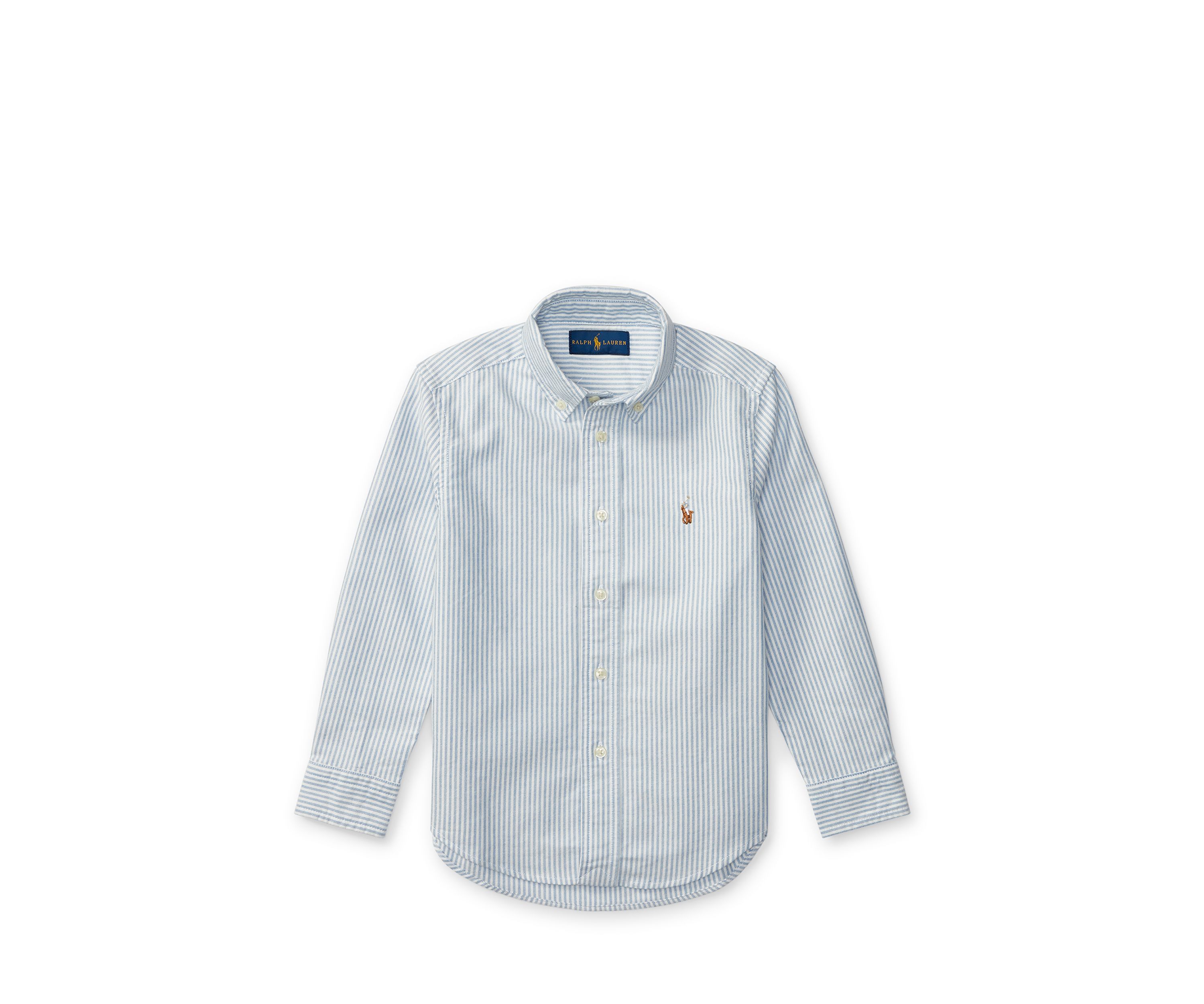 Boys 2-7 Striped Cotton Oxford Shirt