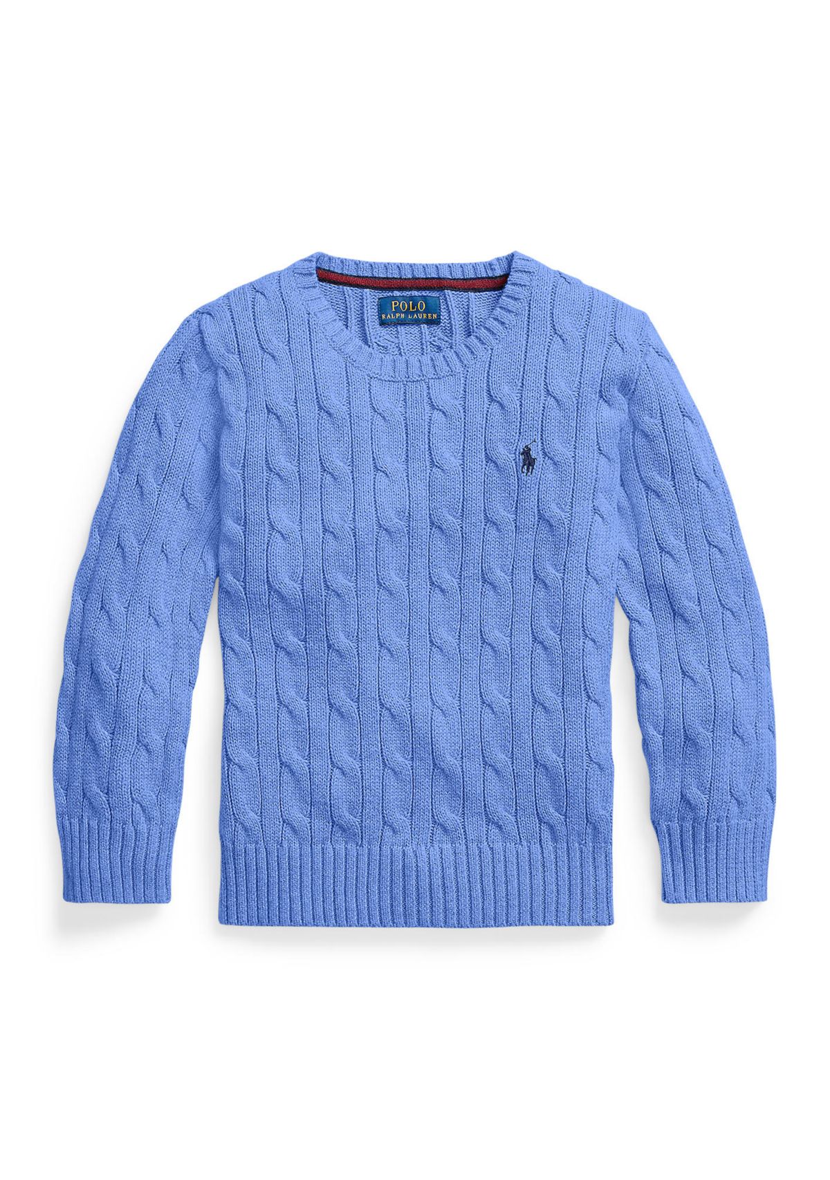 Boys 2-7 Cable Knit Cotton Sweater