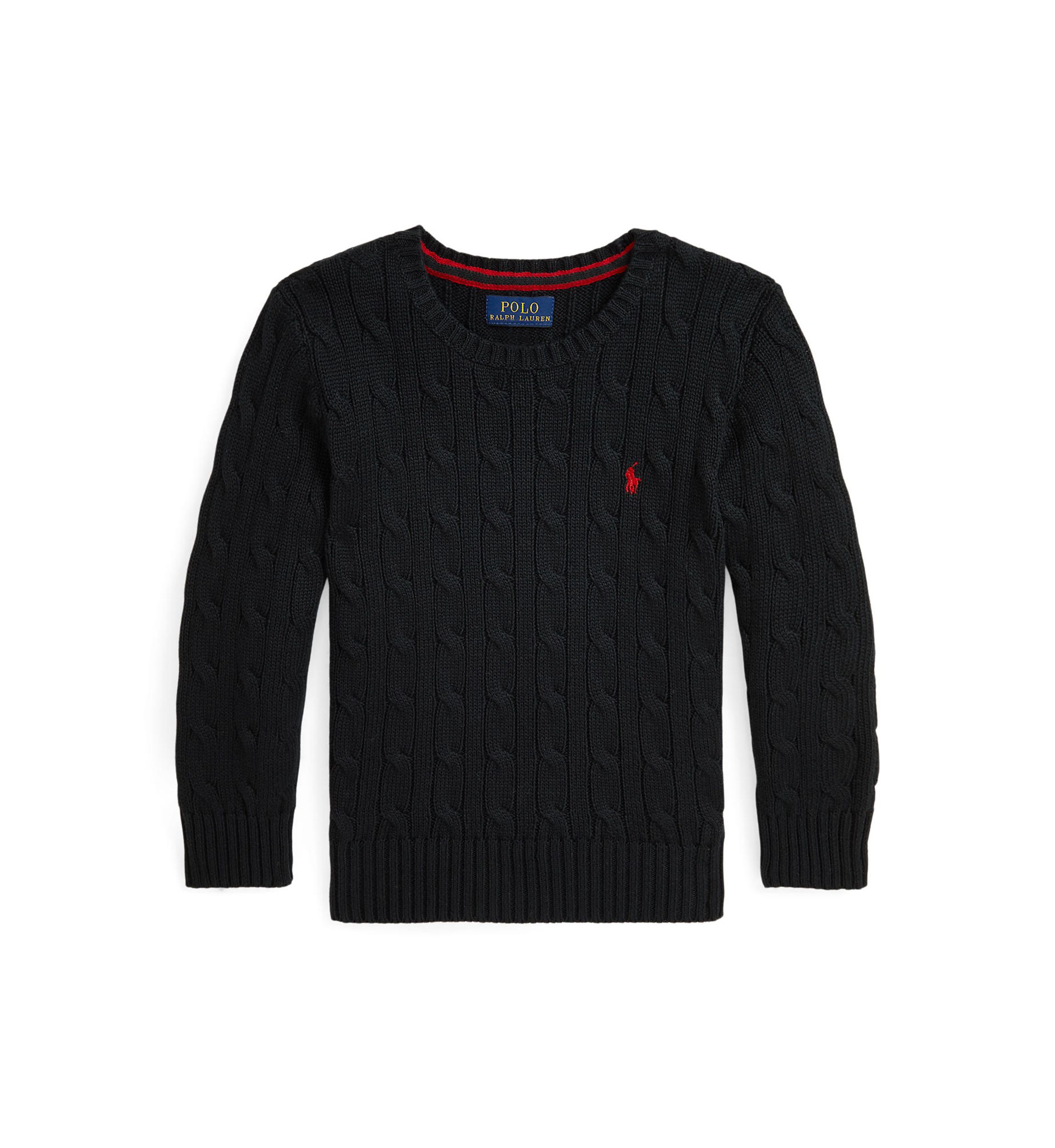Boys 2-7 Cable Knit Cotton Sweater