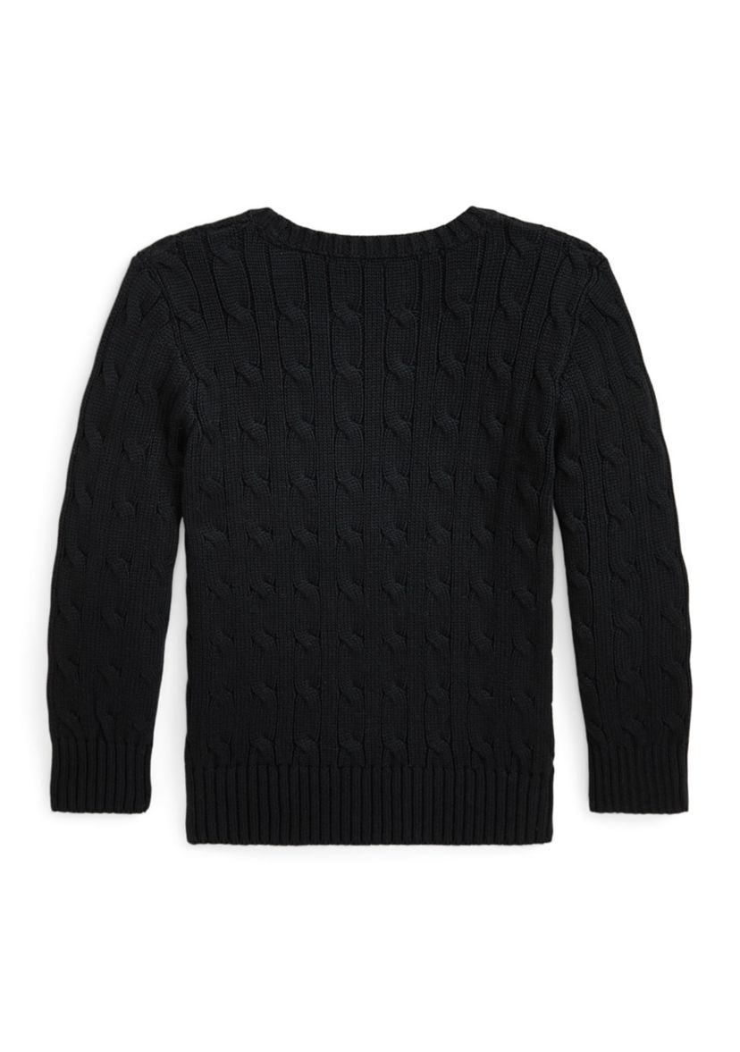 Boys 2-7 Cable Knit Cotton Sweater