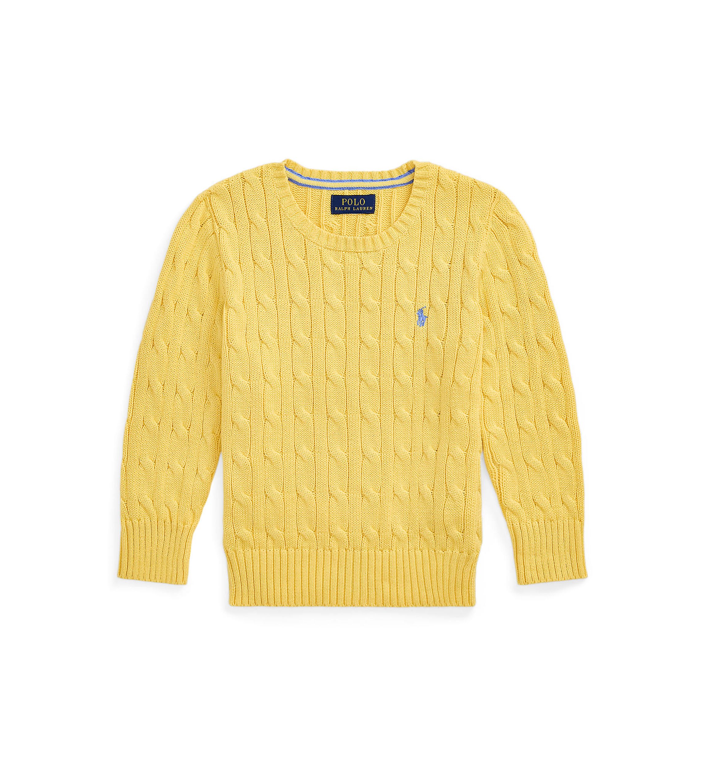 Boys 2-7 Cable Knit Cotton Sweater