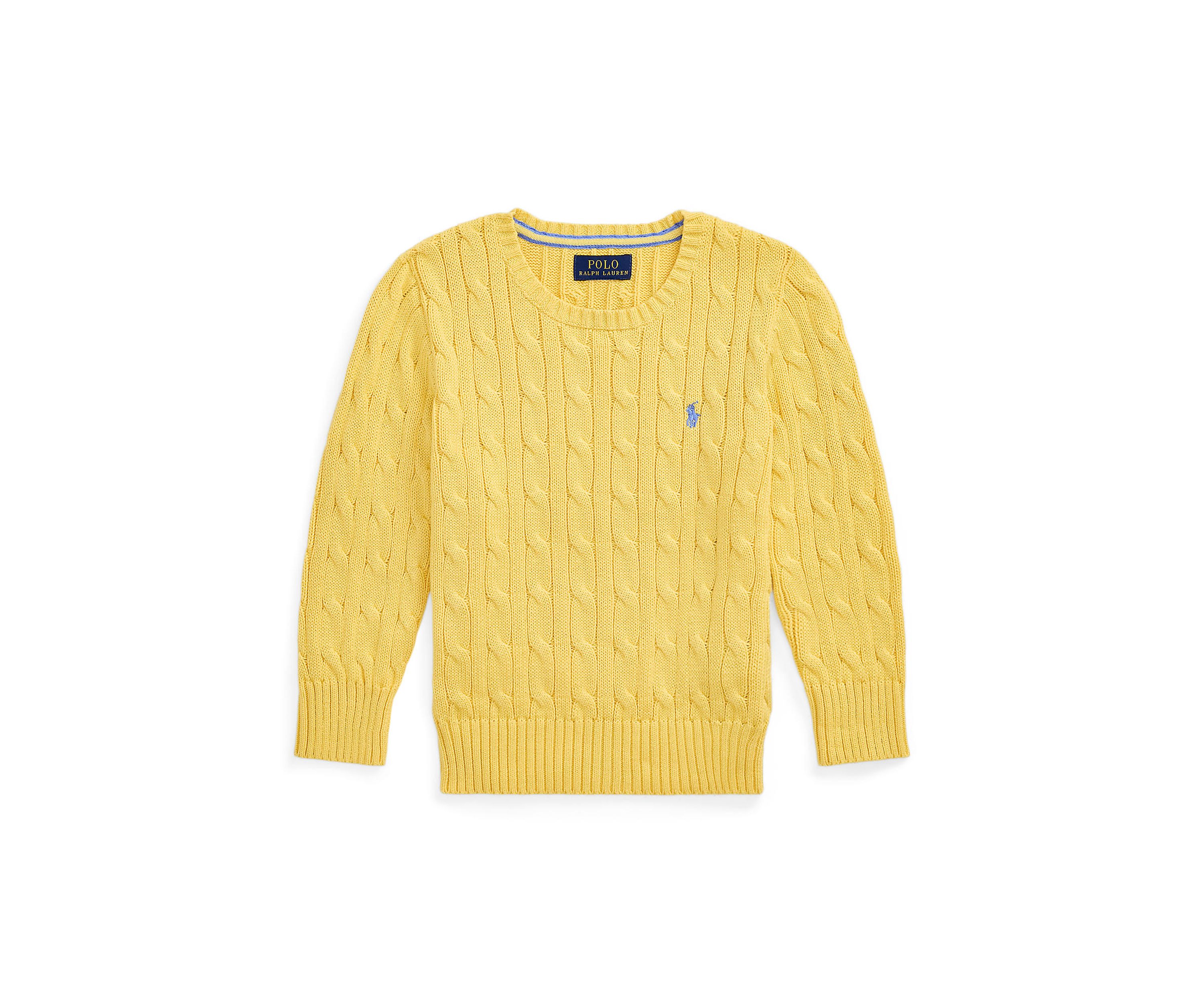 Boys 2-7 Cable Knit Cotton Sweater