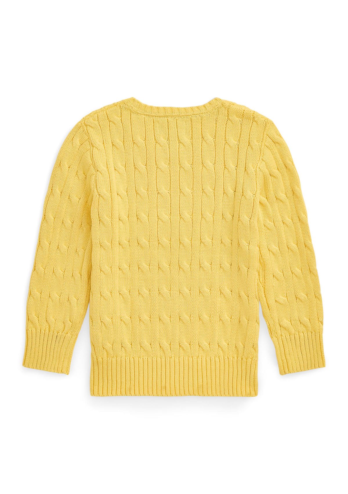 Boys 2-7 Cable Knit Cotton Sweater