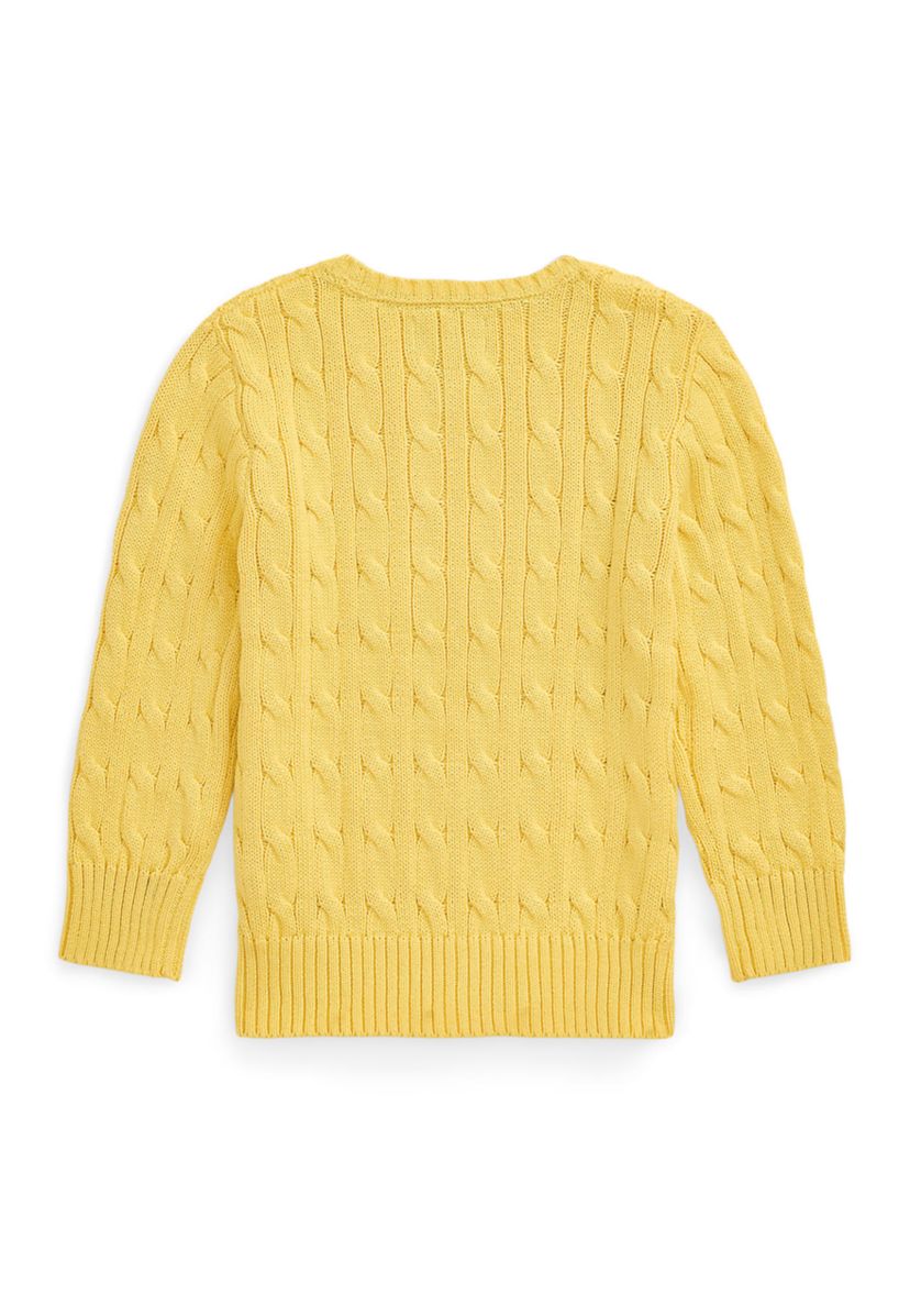 Boys 2-7 Cable Knit Cotton Sweater