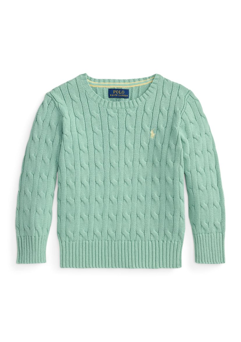 Boys 2-7 Cable-Knit Cotton Sweater