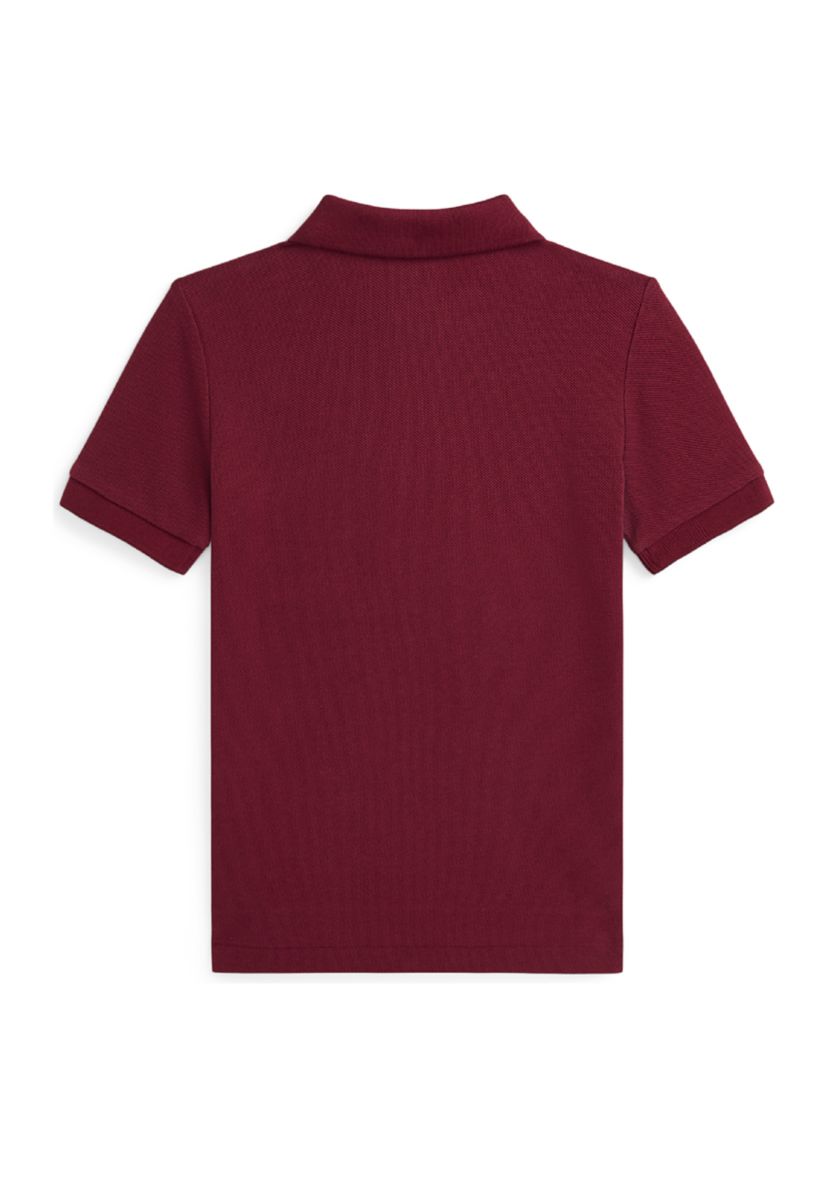 Boys 2-7 Cotton Mesh Polo Shirt