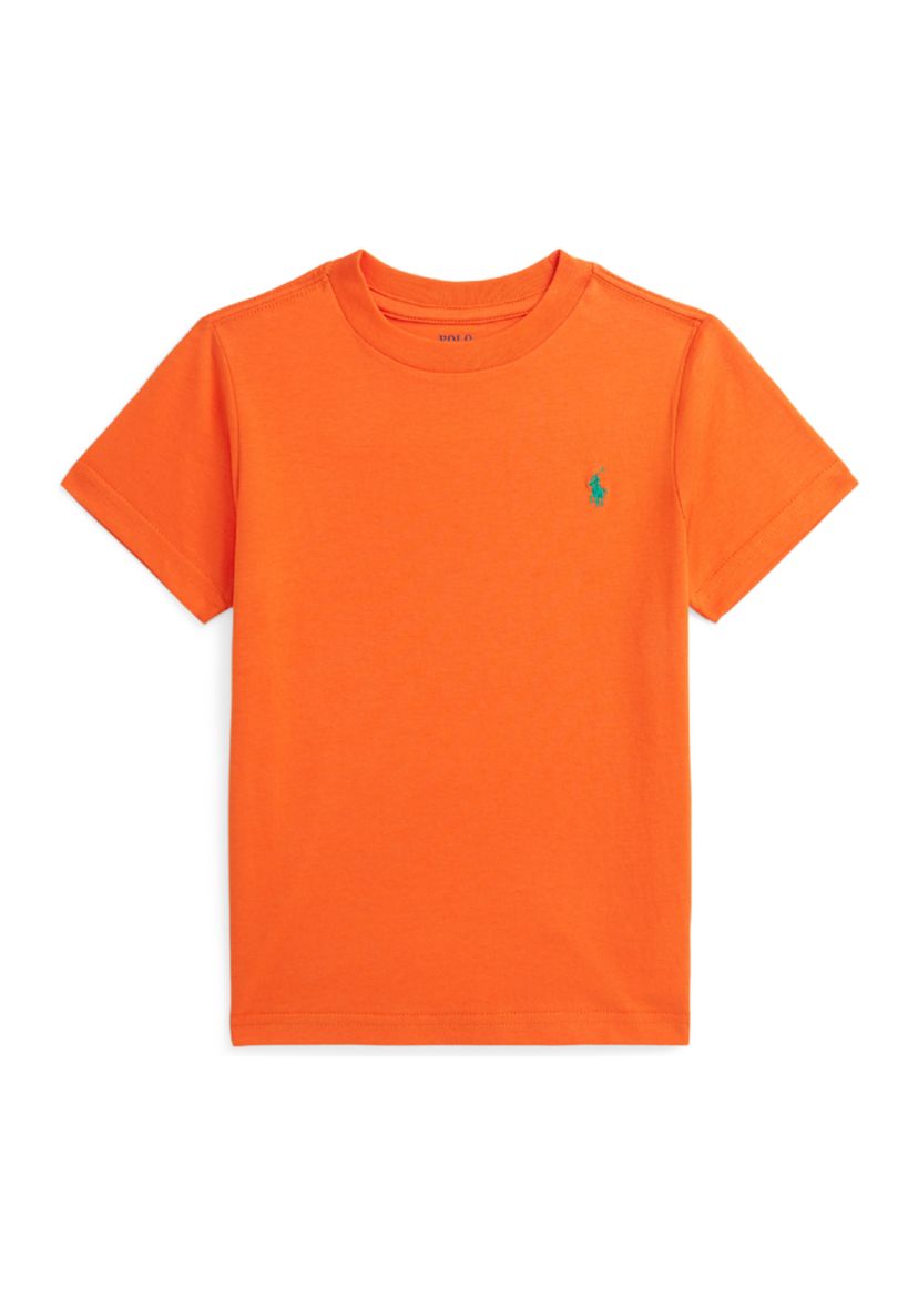 Boys 2-7 Cotton Jersey Crew Neck T-Shirt
