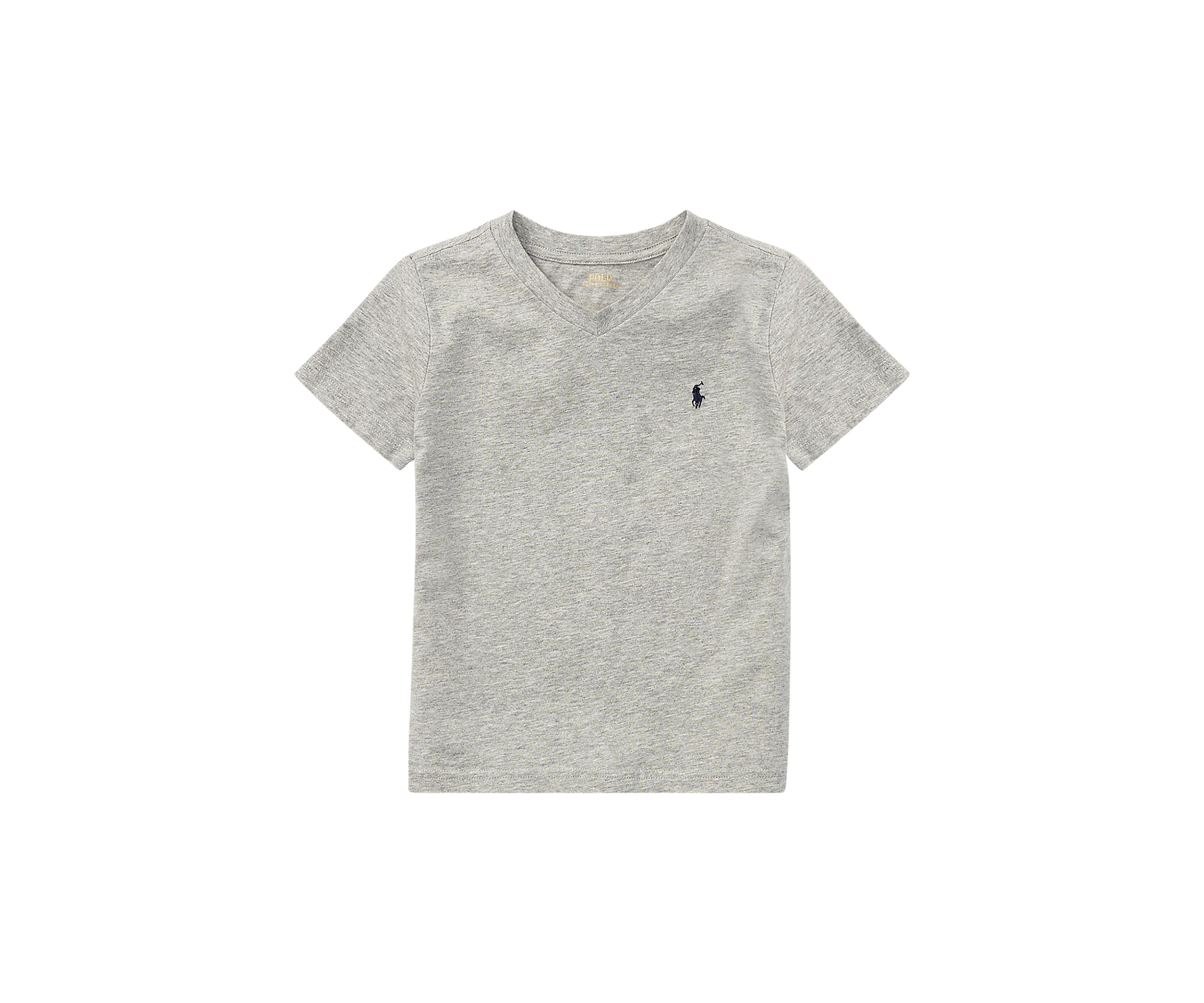 Boys 4-7 Cotton Jersey V-Neck T-Shirt