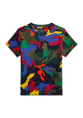 Ralph Lauren Childrenswear Boys 2-7 Polo Pony Camo Cotton Jersey T-Shirt