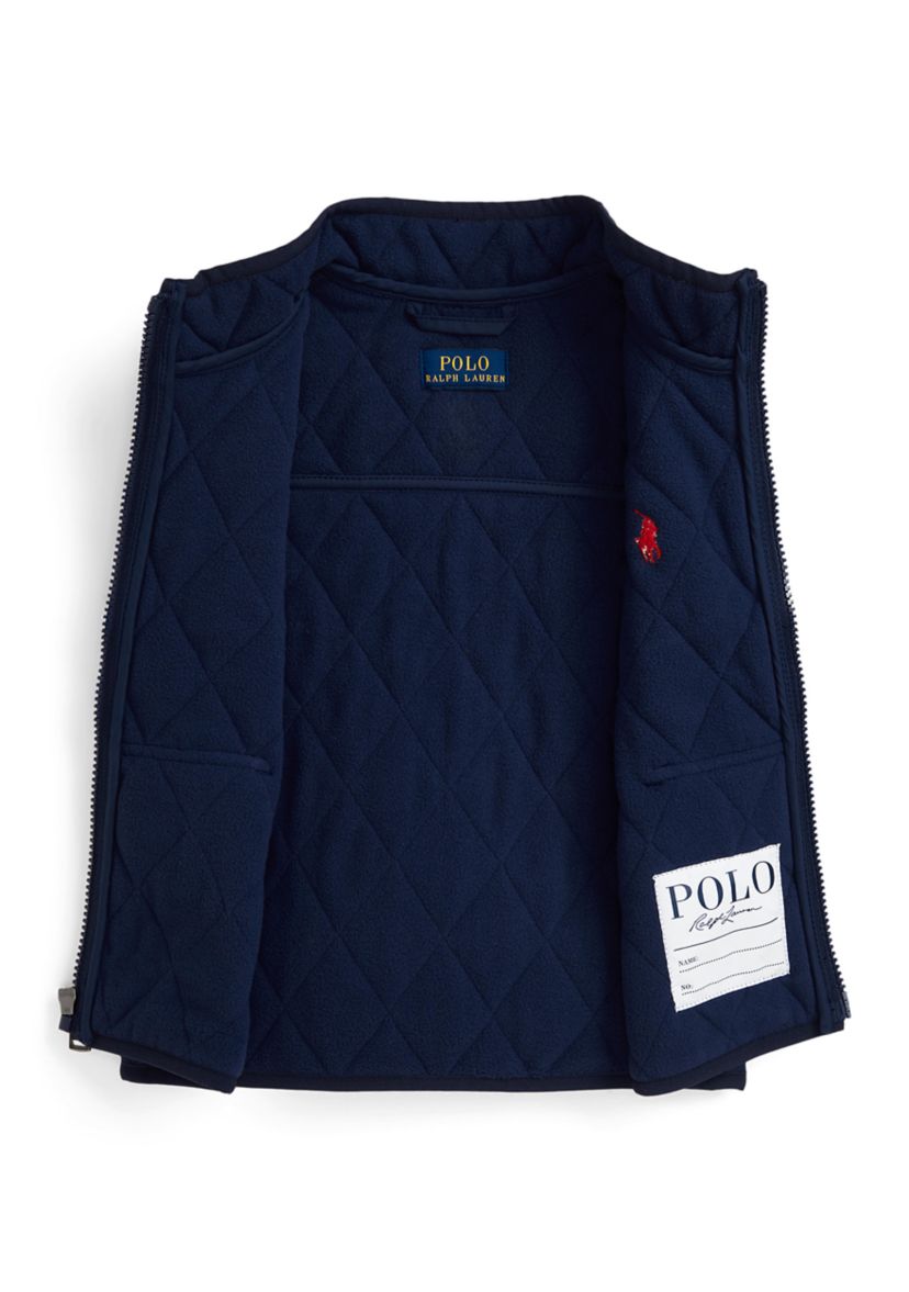 Boys 2-7 Quilted Fleece Lined Vest