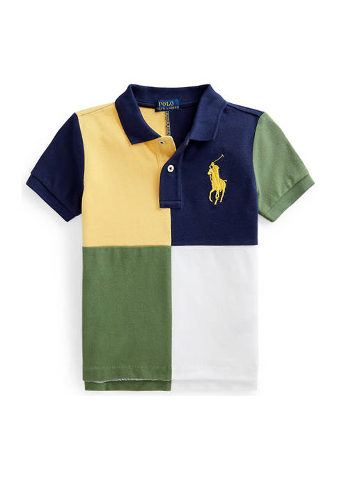 Boys 4-7 Big Pony Cotton Mesh Polo Shirt