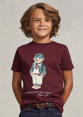 Ralph Lauren Childrenswear Boys 2-7 Polo Bear Cotton Jersey T-Shirt