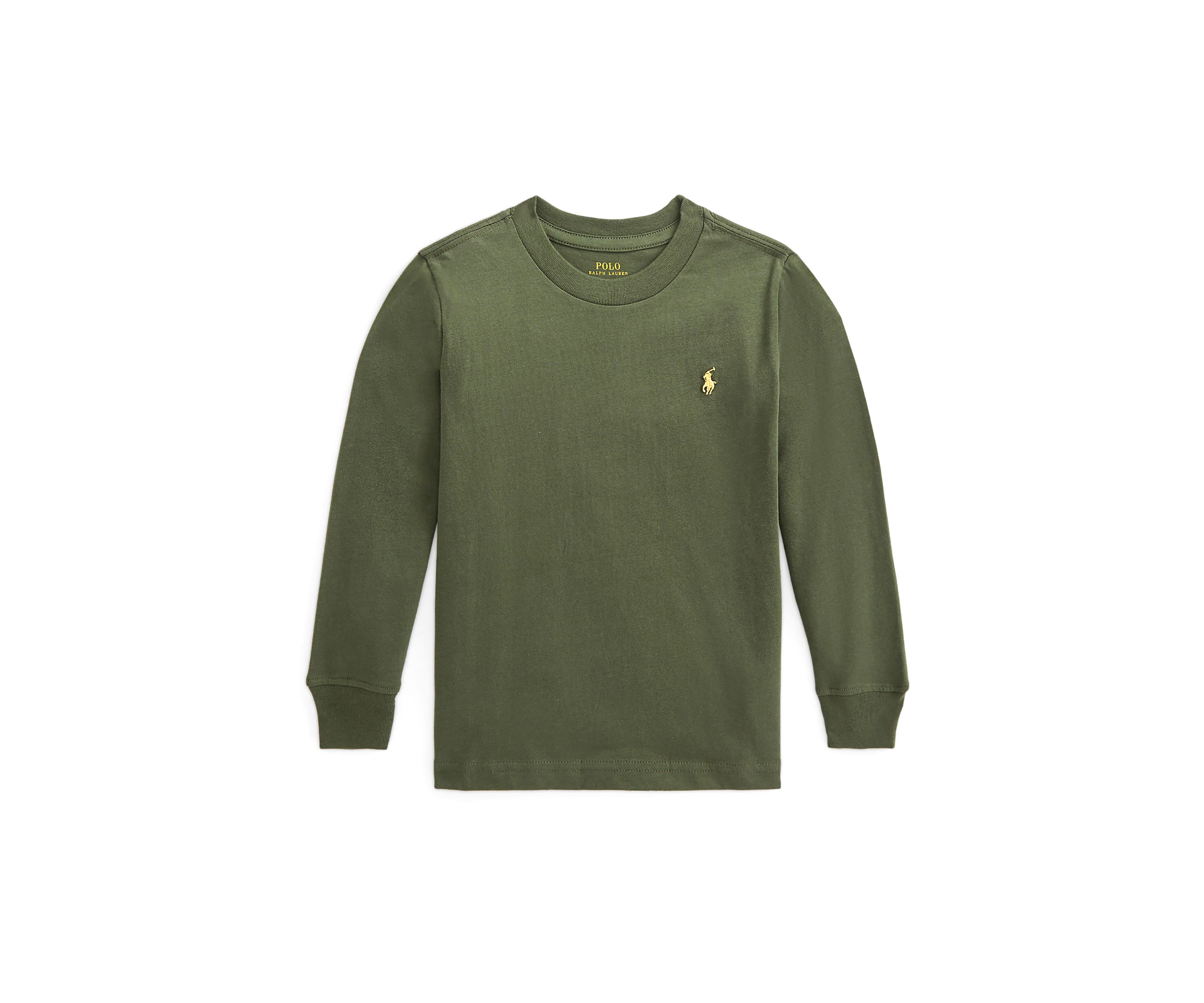 Boys 4-7 Cotton Jersey Long Sleeve T-Shirt